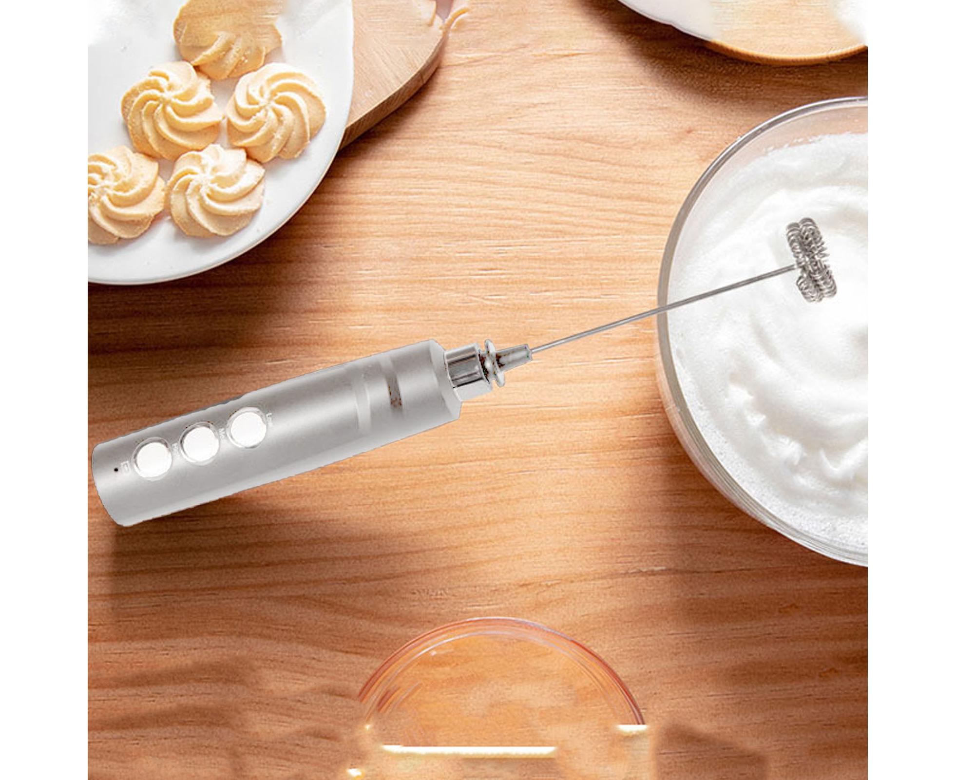 Handheld Milk Frother, Powerful High-Speed USB Rechargeable, Whisk Drink Mixer for Coffee, Matcha & Hot Chocolate - Image 7