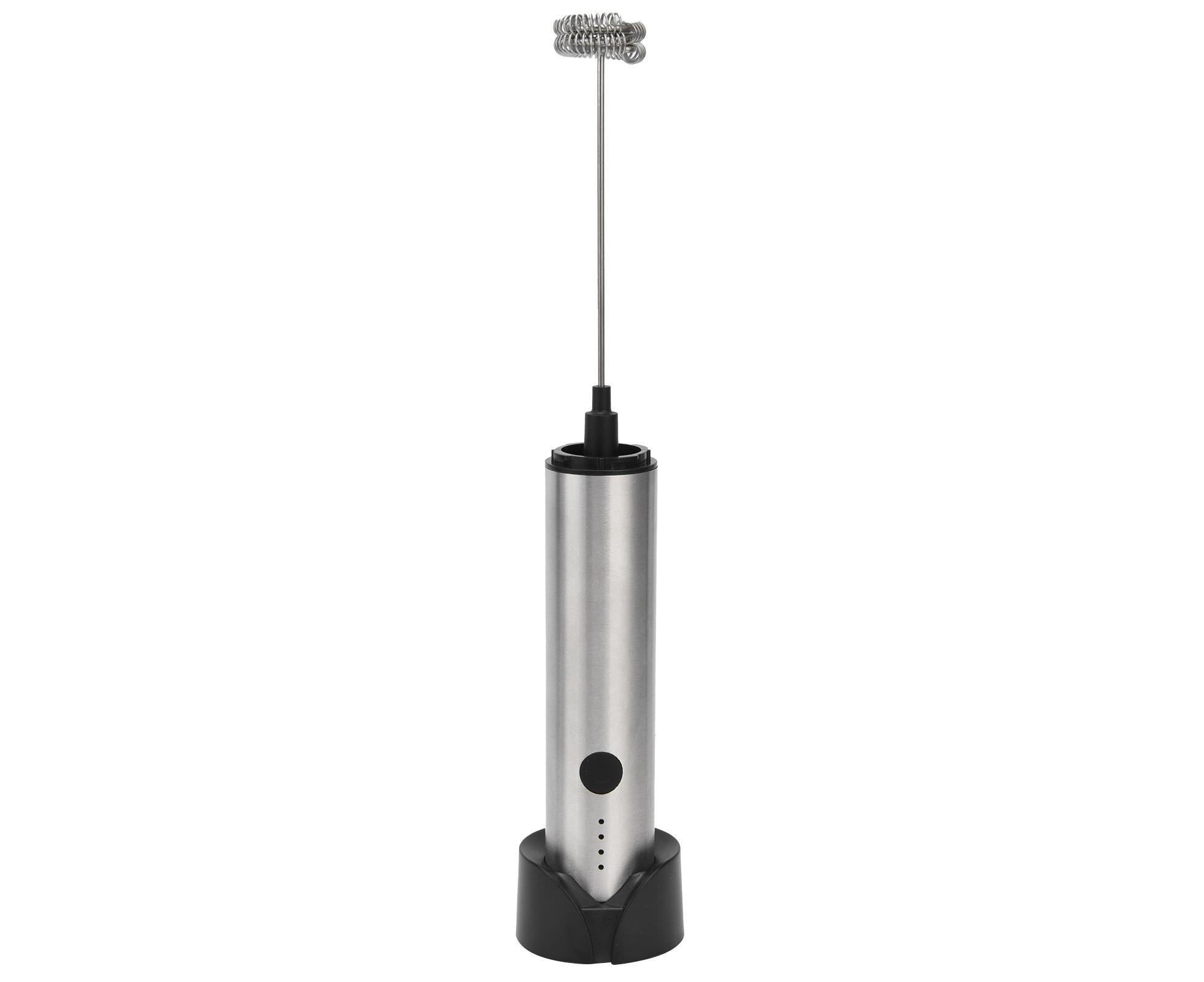 Stainless Steel Electric Milk Frother, Handheld Egg Beater, USB Charging, Mini Mixer - Image 7