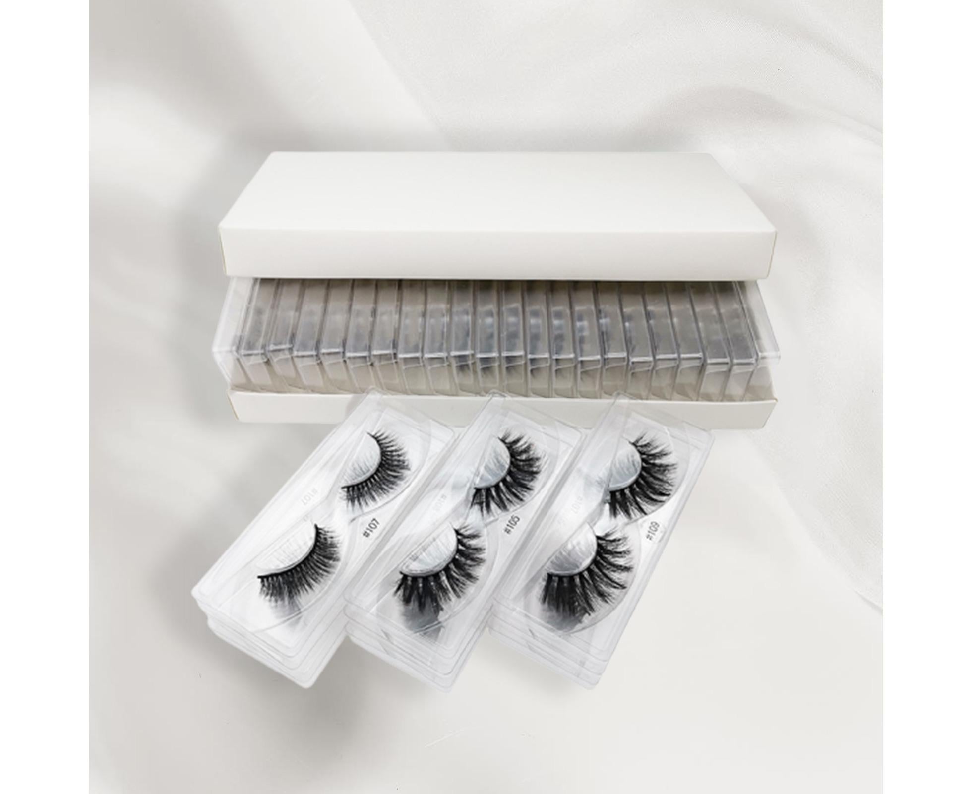 10 Pairs Eyelash Reusable Thick Imitation Faux Mink Hair Makeup Eye Lash for Decoration - Image 3