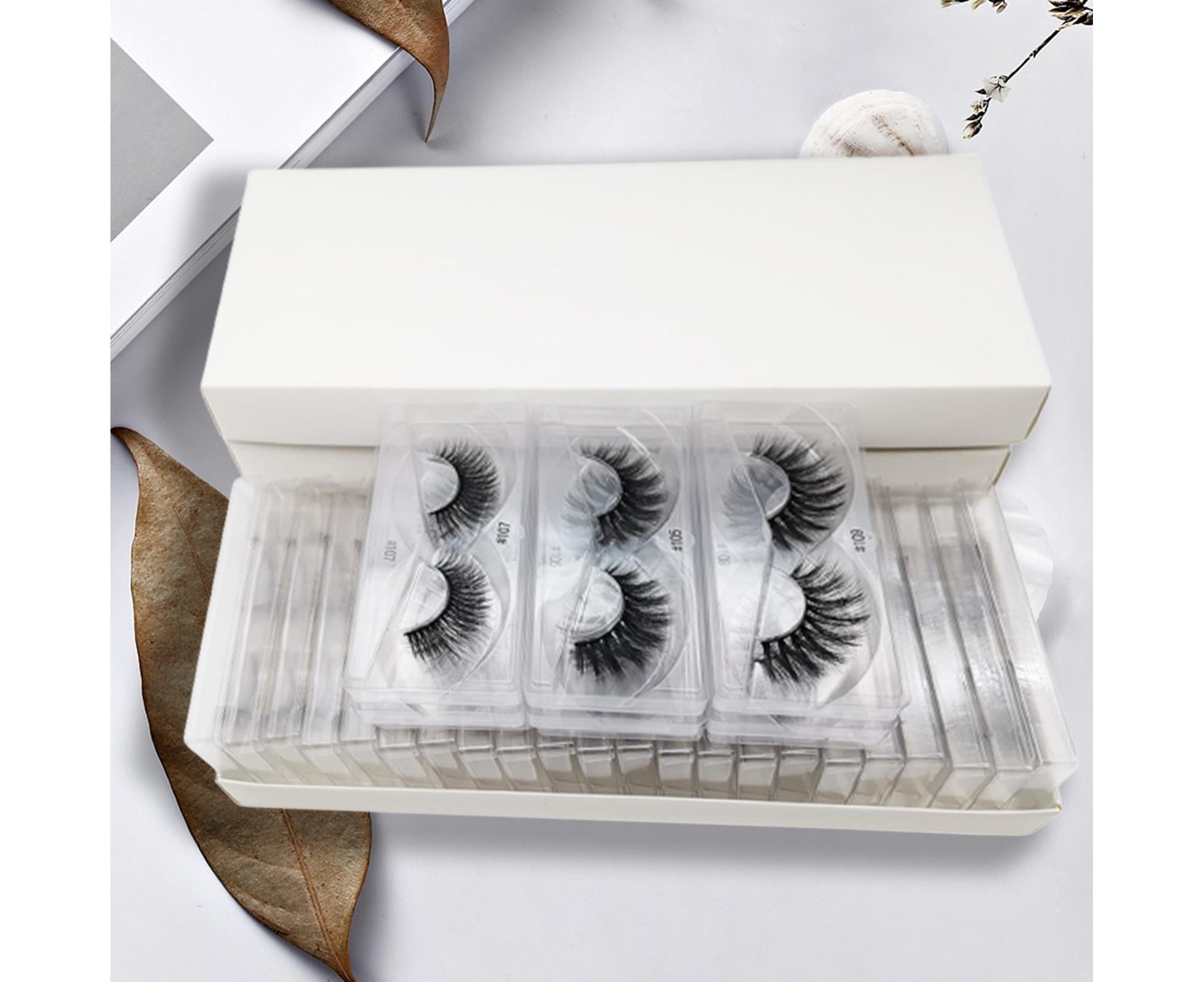 10 Pairs Eyelash Reusable Thick Imitation Faux Mink Hair Makeup Eye Lash for Decoration - Image 5