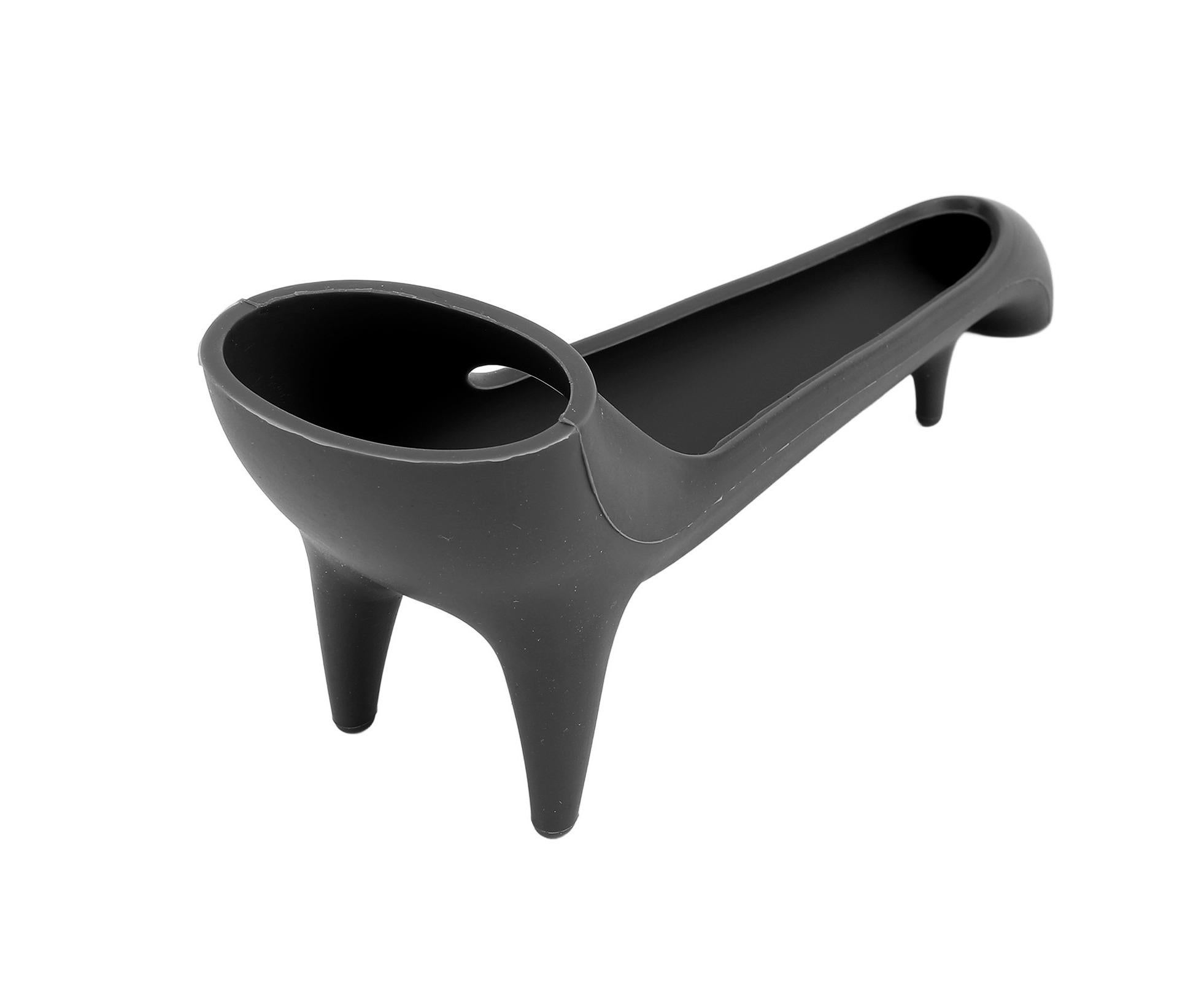 Coffee Maker Water Spout, Food Grade Silicone, Quick Access Funnel for Coffee Machine Accessories, Black - Image 2