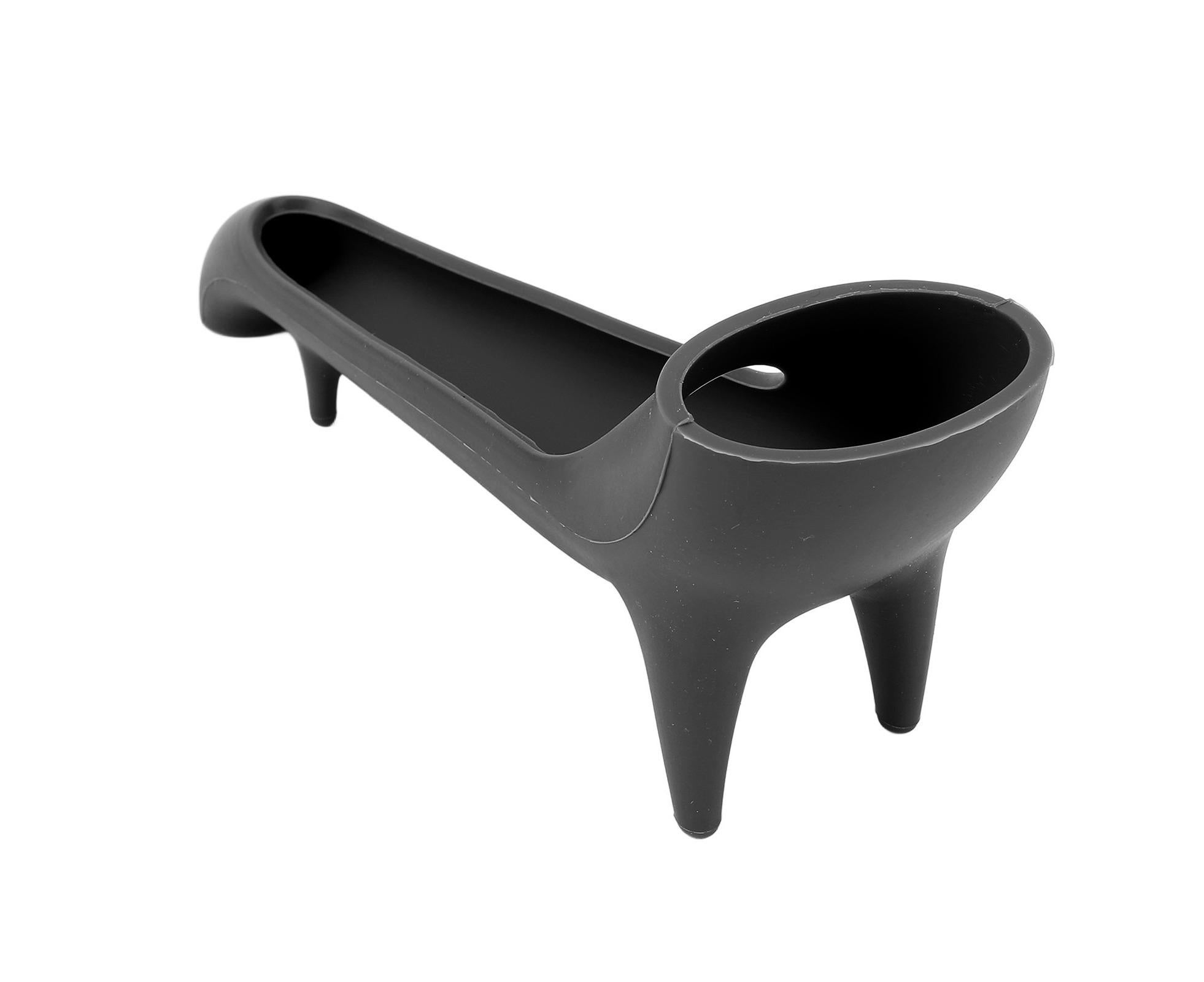Coffee Maker Water Spout, Food Grade Silicone, Quick Access Funnel for Coffee Machine Accessories, Black - Image 5