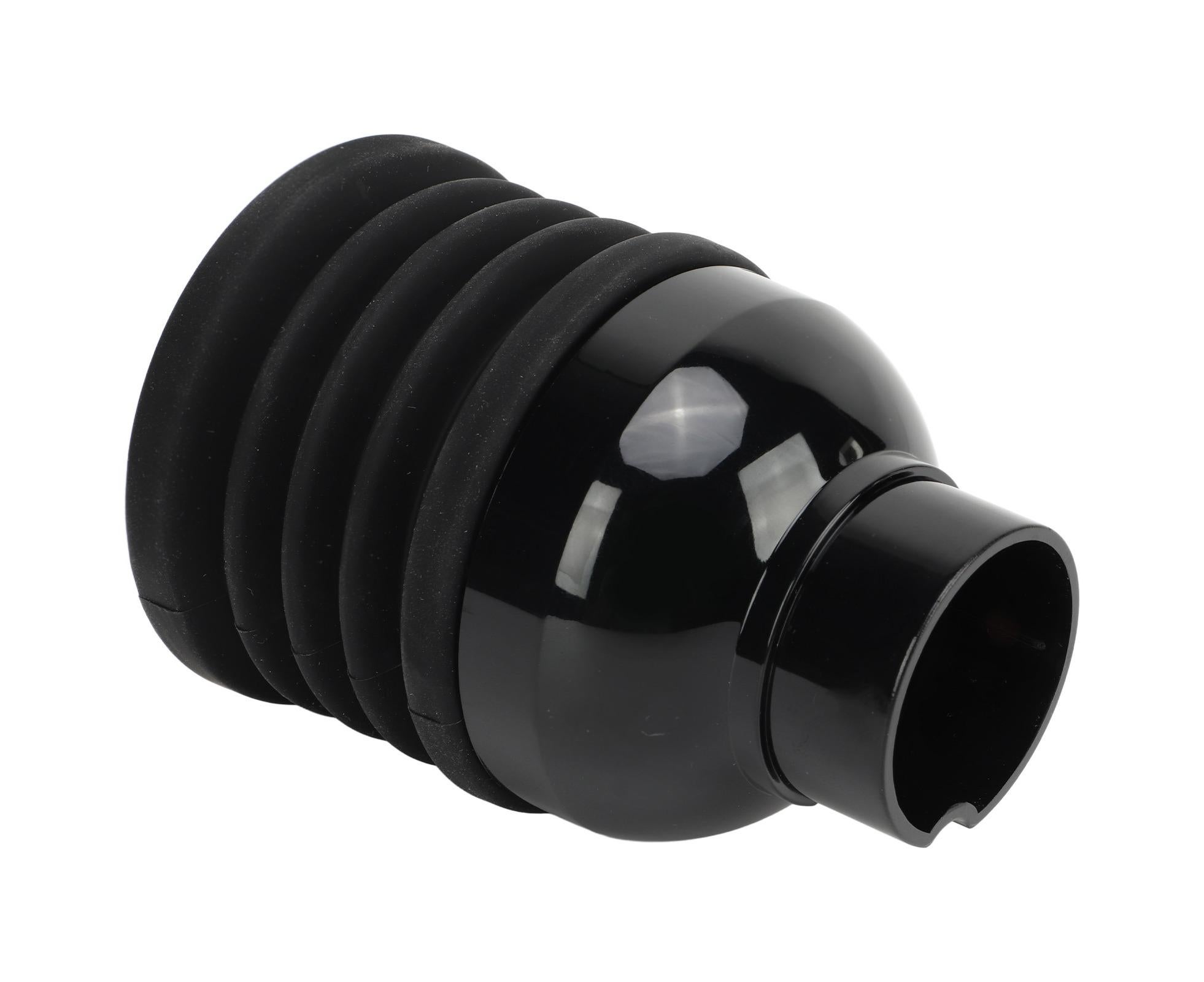Blowing Bean Bin, Reusable Hand Pressure Bean Grinder Cleaning Tool for Coffee Shop & Home, Black - Image 1