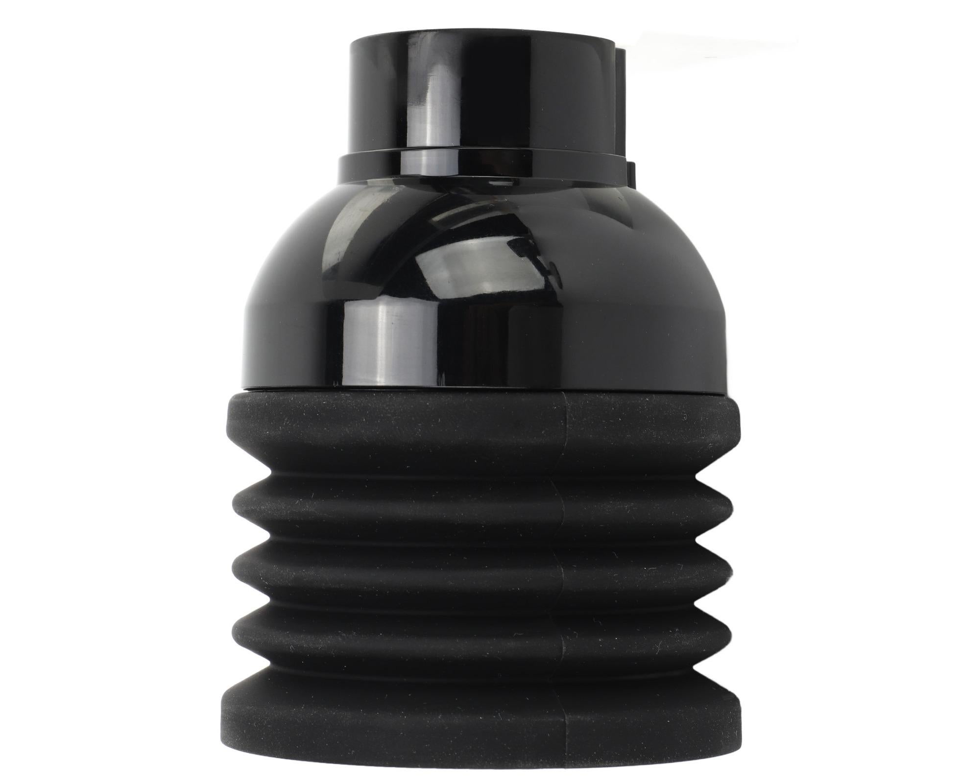 Blowing Bean Bin, Reusable Hand Pressure Bean Grinder Cleaning Tool for Coffee Shop & Home, Black - Image 2