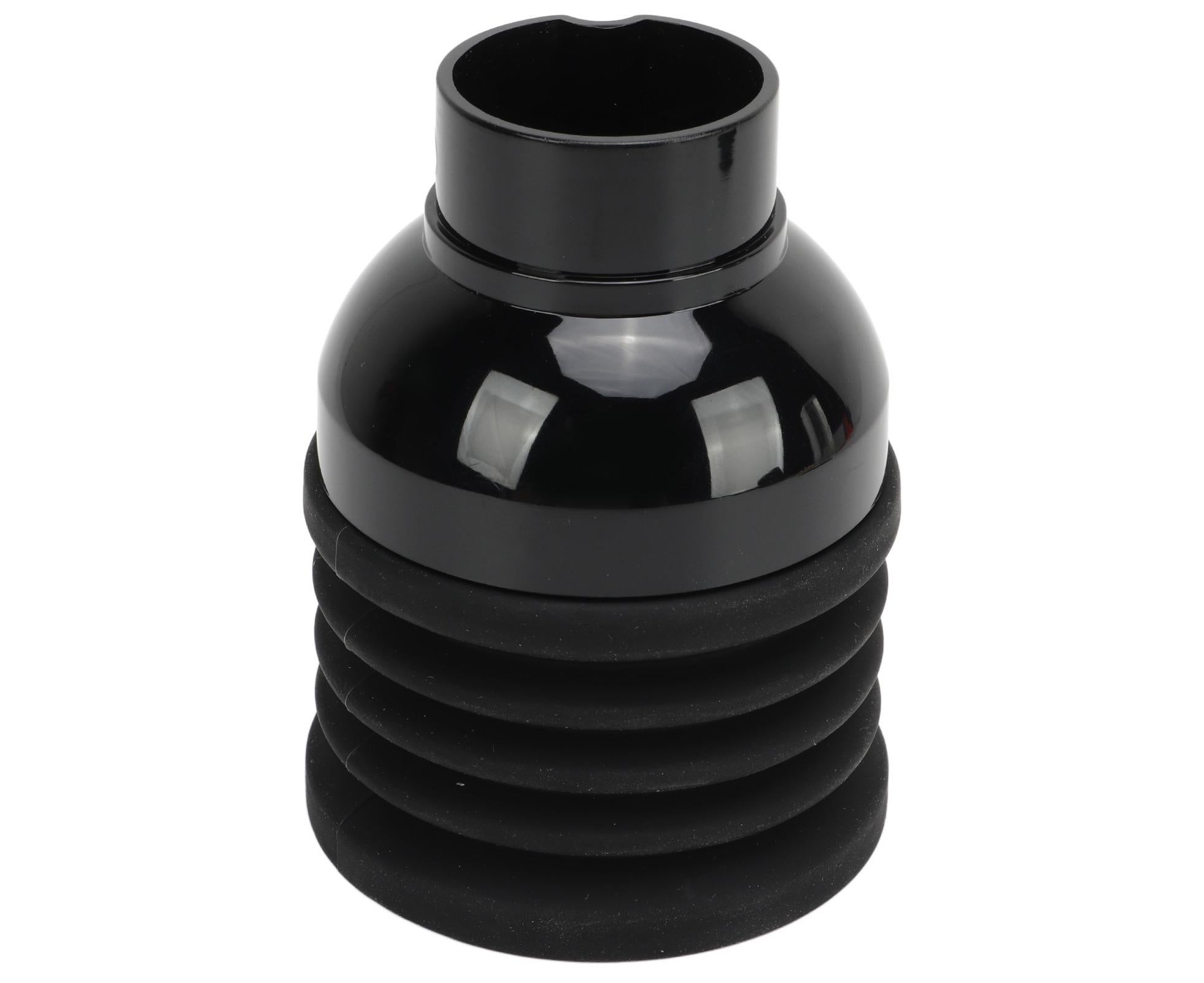 Blowing Bean Bin, Reusable Hand Pressure Bean Grinder Cleaning Tool for Coffee Shop & Home, Black - Image 4