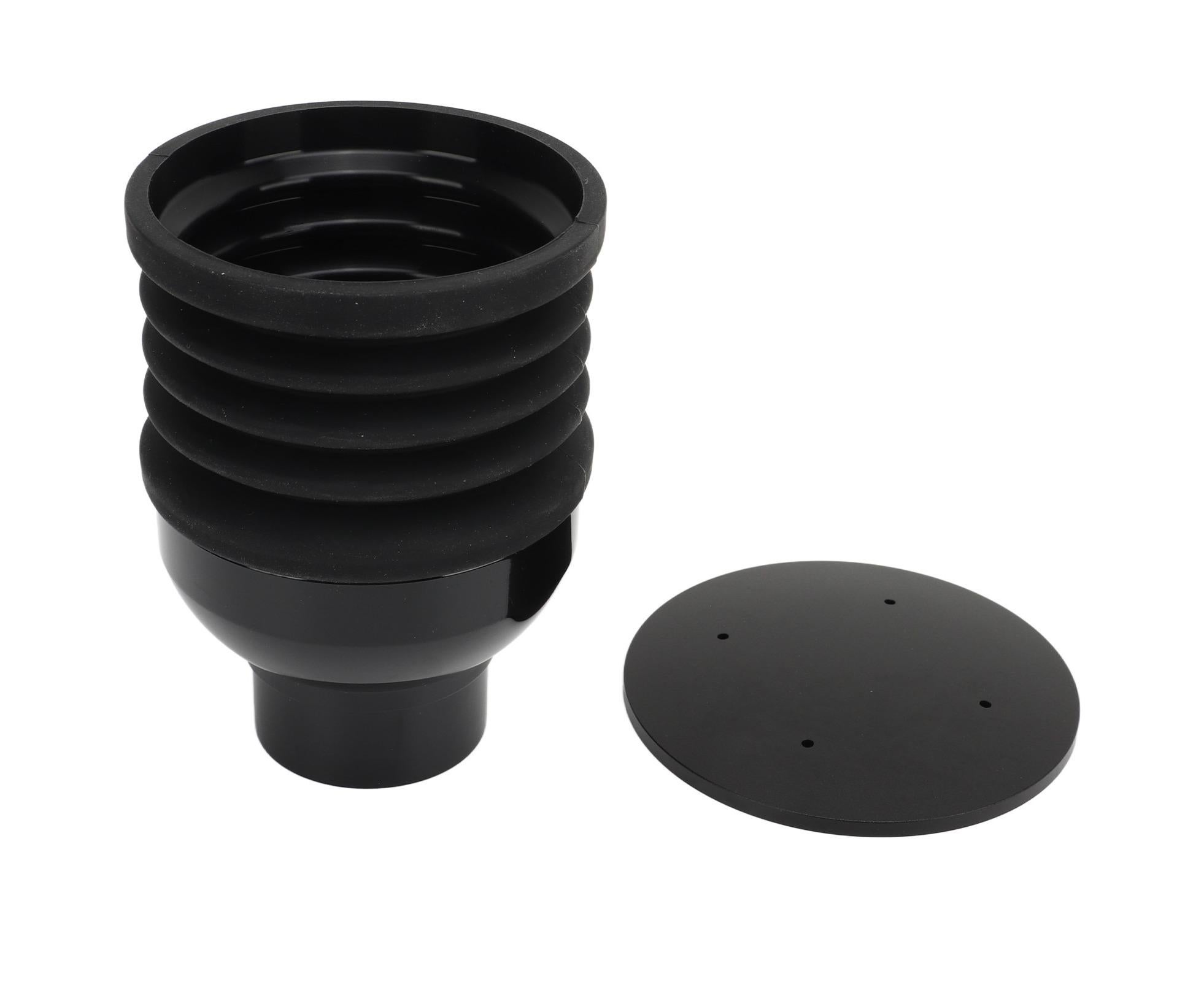 Blowing Bean Bin, Reusable Hand Pressure Bean Grinder Cleaning Tool for Coffee Shop & Home, Black - Image 7