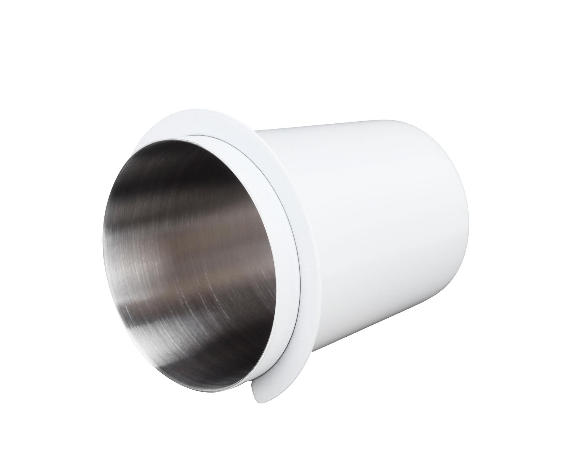 58mm Coffee Dosing Cup, Stainless Steel Dosing Tool for Coffee Machine Handle, White - Image 4
