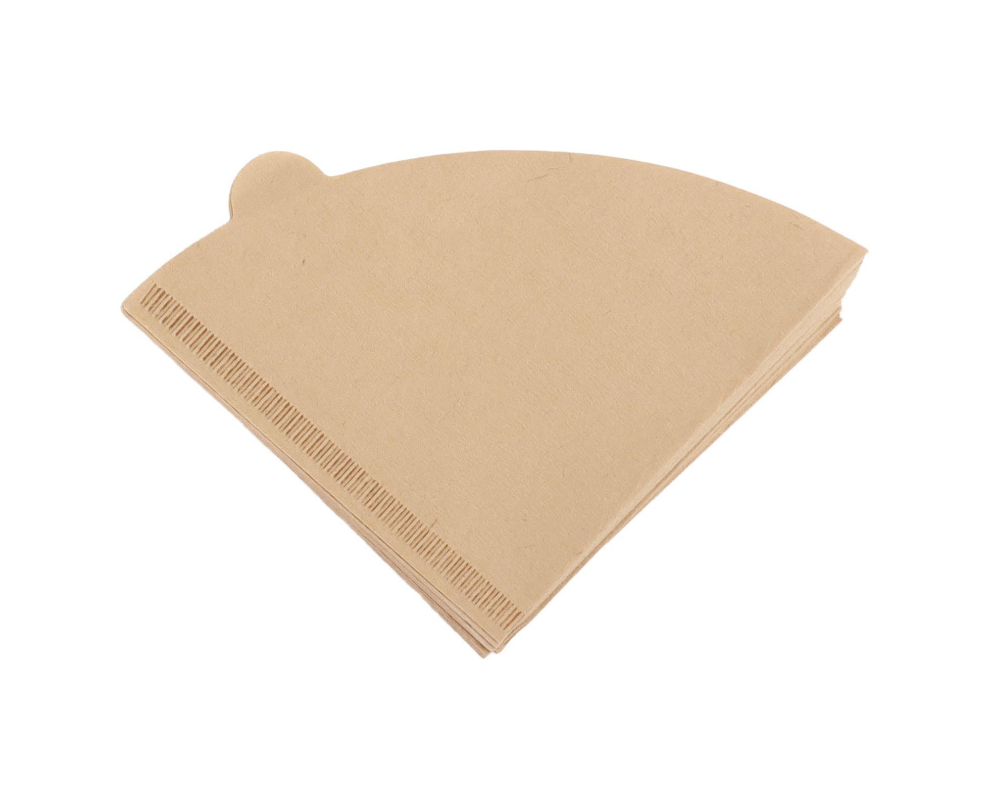 100PCS Cone Coffee Filter Paper, Replacement for 1-2 Cup Disposable Coffee Dripper Fiber Filters - Image 1