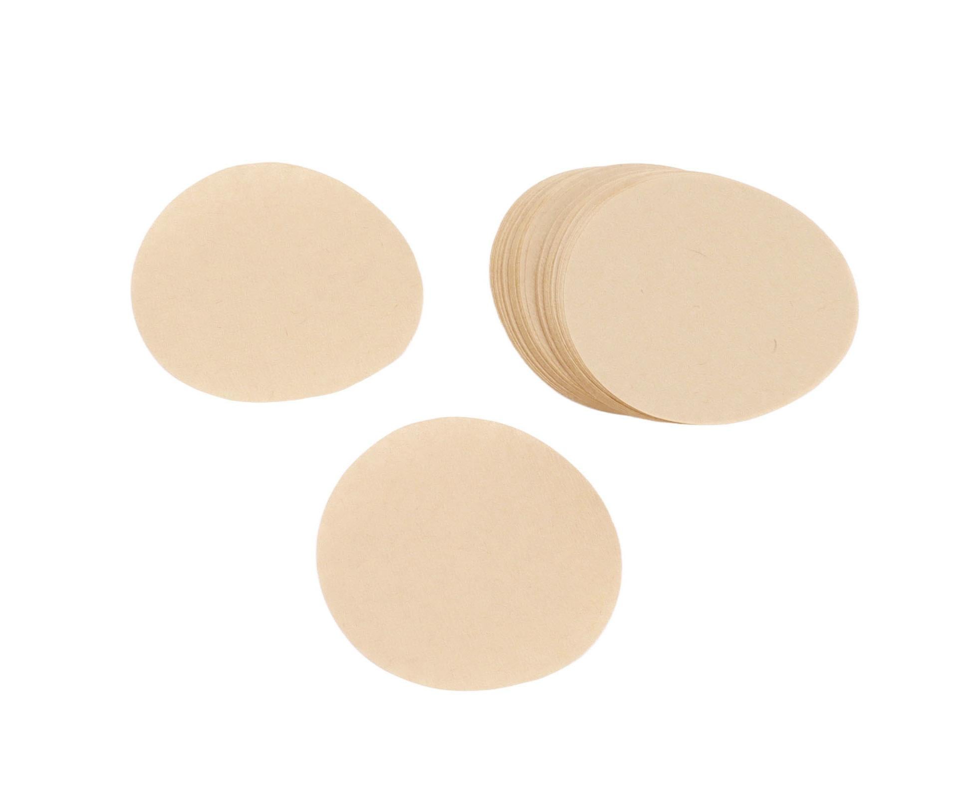 100Pcs 64mm Round Coffee Filter, Unbleached Natural Paper for 1-2 People - Image 6
