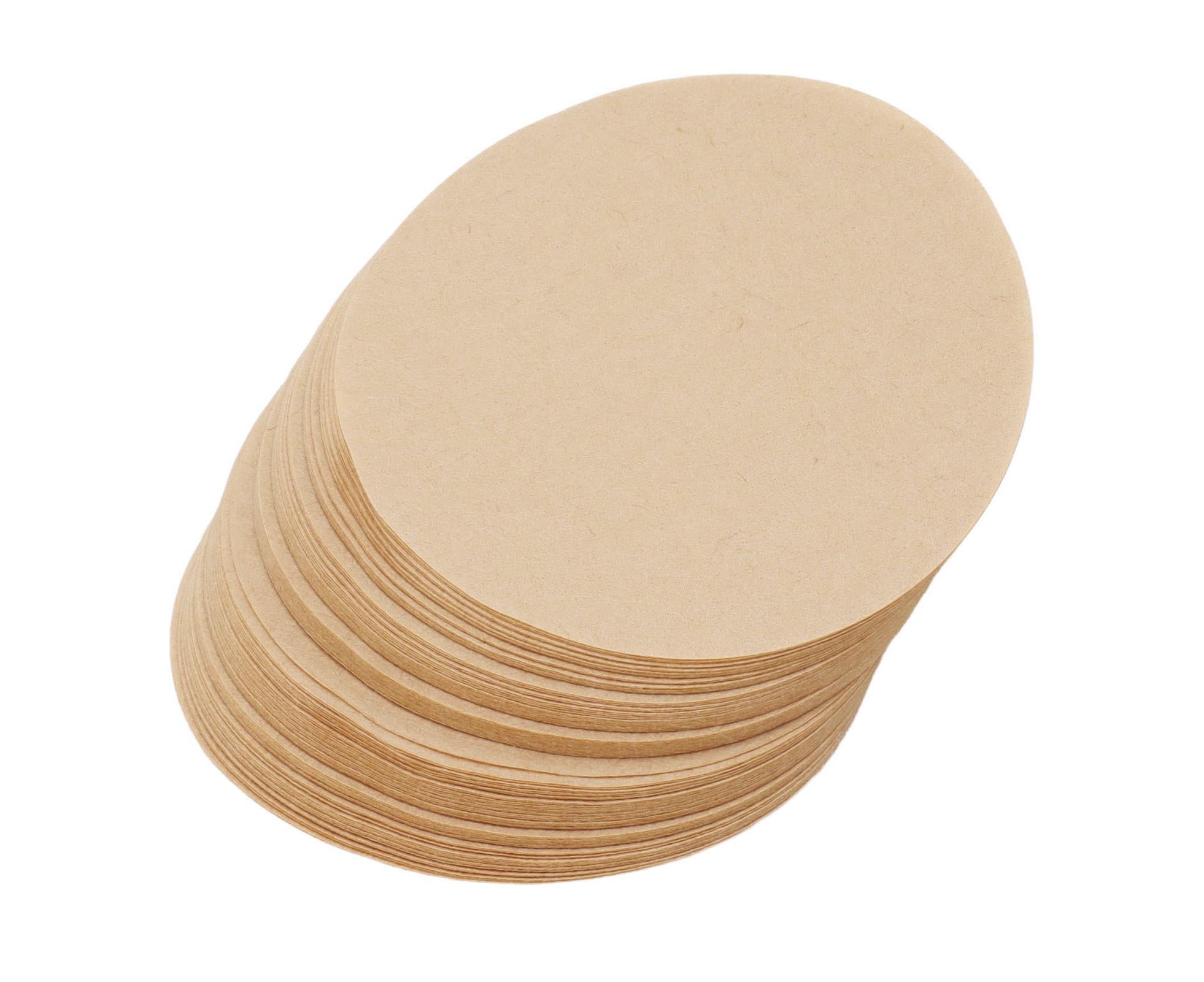 100Pcs 64mm Round Coffee Filter, Unbleached Natural Paper for 1-2 People - Image 7