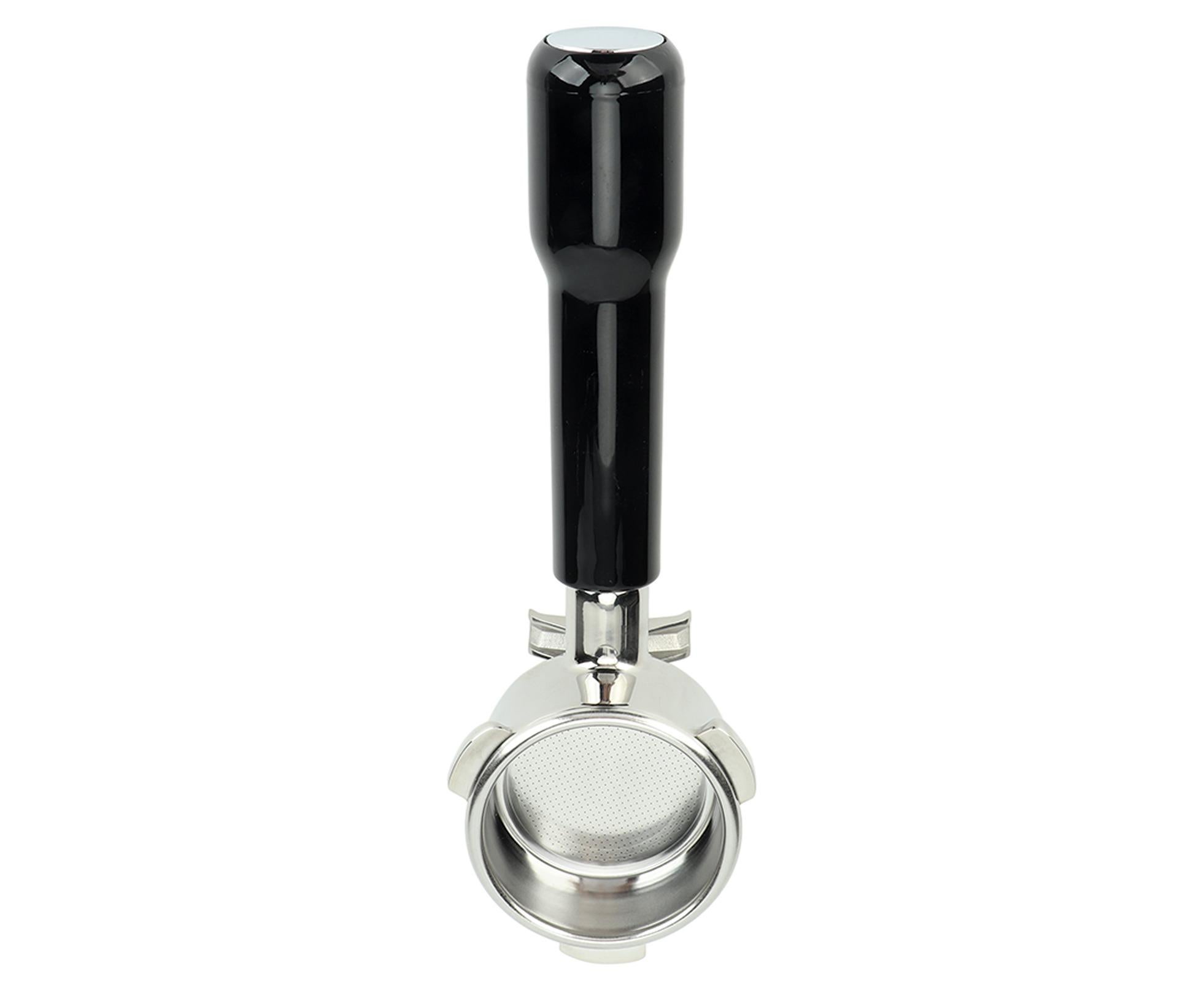 54mm Coffee Portafilter, Double Flow Filter for Breville 870 880 C2, Plastic Black - Image 1