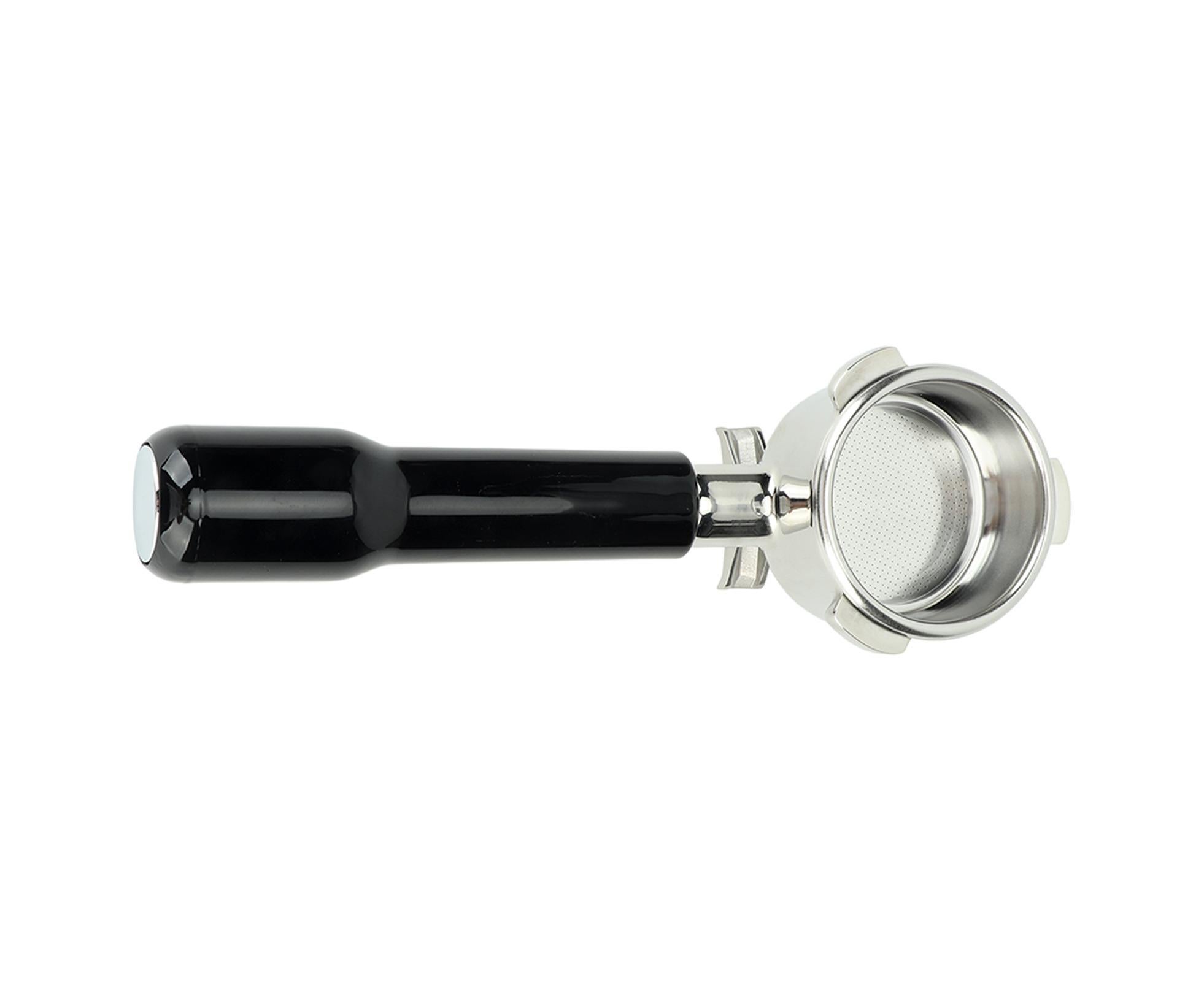54mm Coffee Portafilter, Double Flow Filter for Breville 870 880 C2, Plastic Black - Image 3