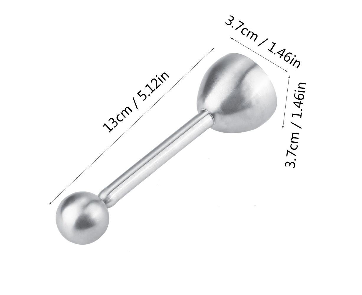 Stainless Steel Egg Cutter, Topper & Cracker for Soft & Hard Boiled Eggs - Image 6