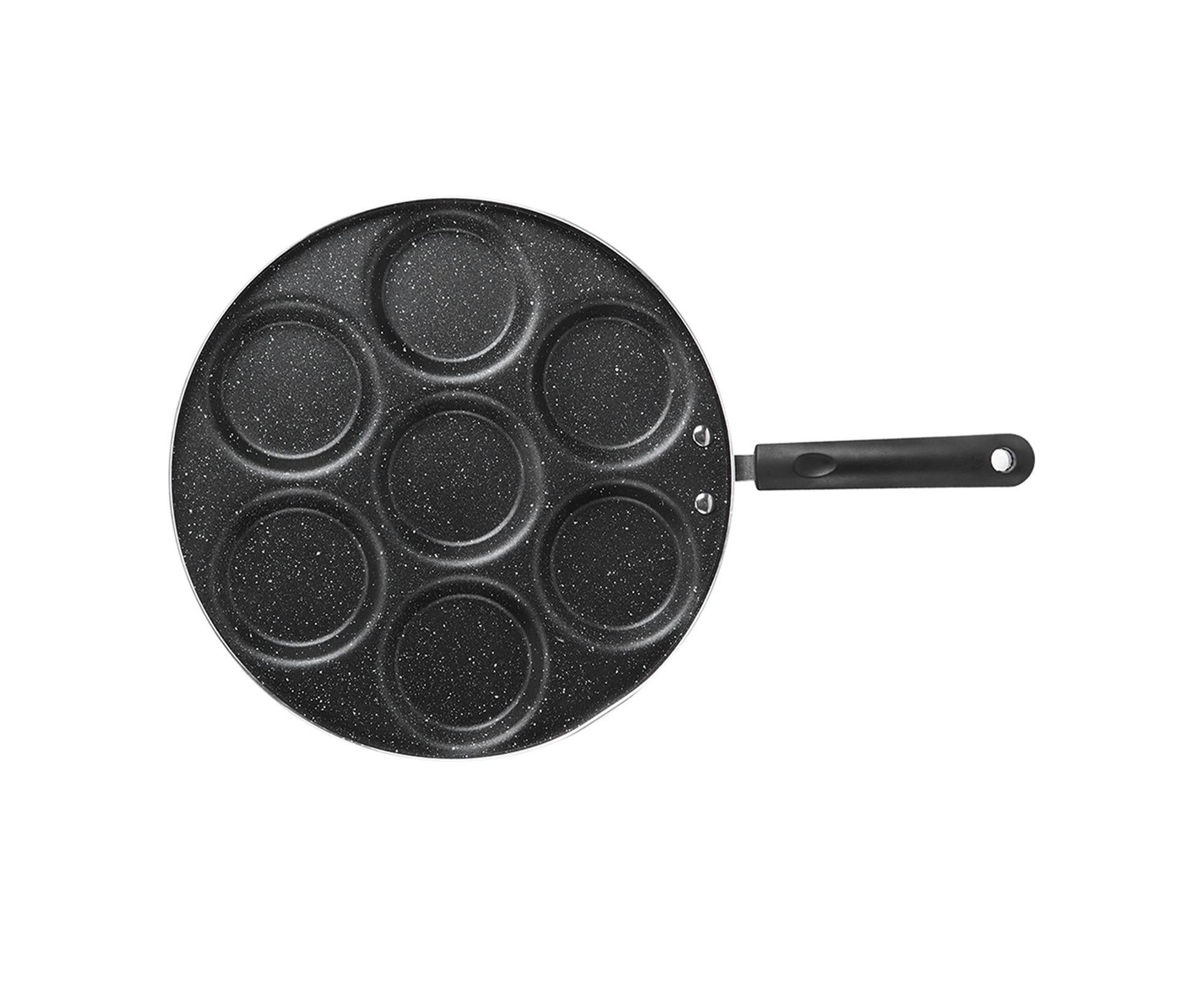 7-Hole Non-Stick Frying Pan, Egg & Burger Mold, Household Cooking Pan - Image 6
