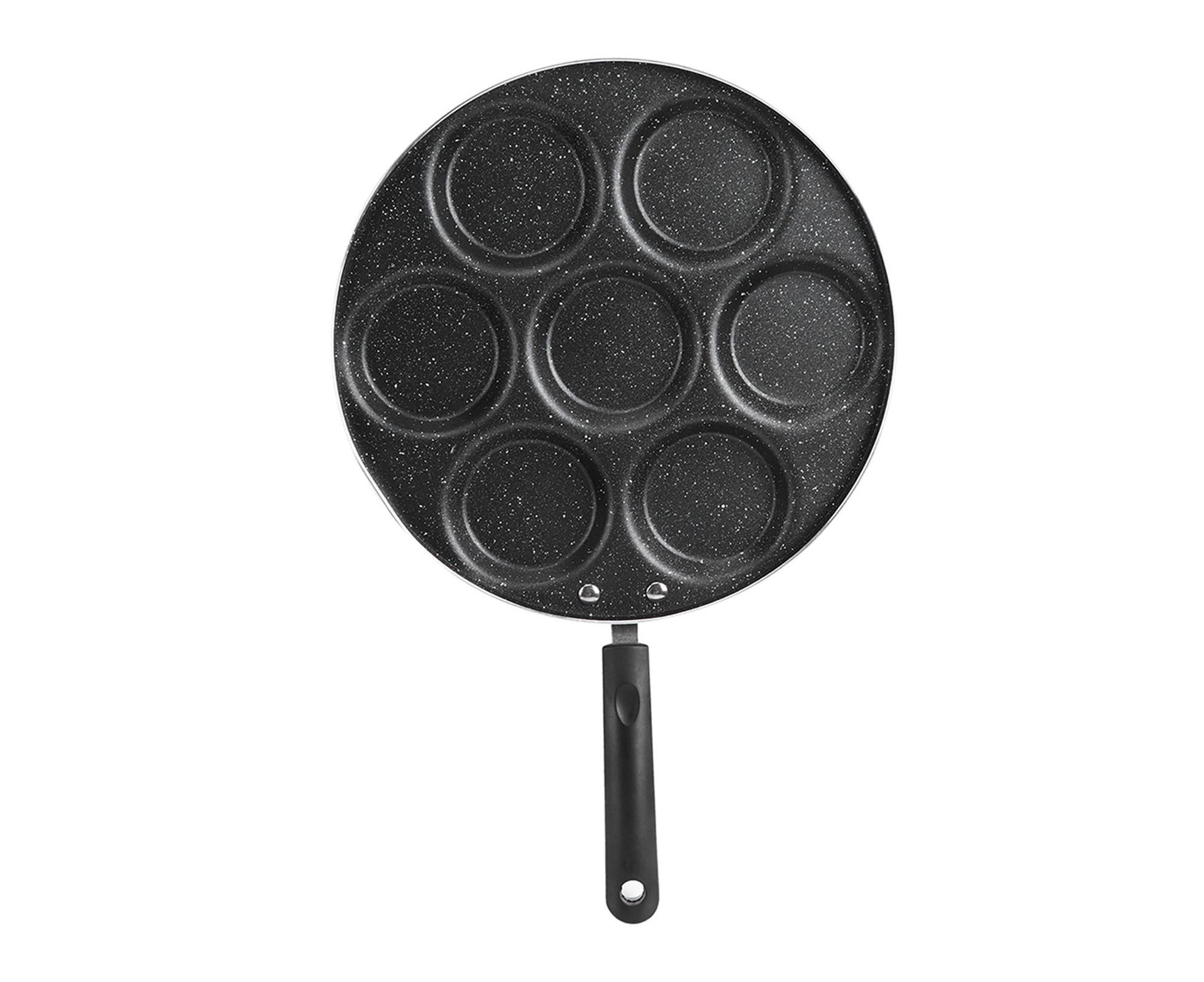 7-Hole Non-Stick Frying Pan, Egg & Burger Mold, Household Cooking Pan - Image 7