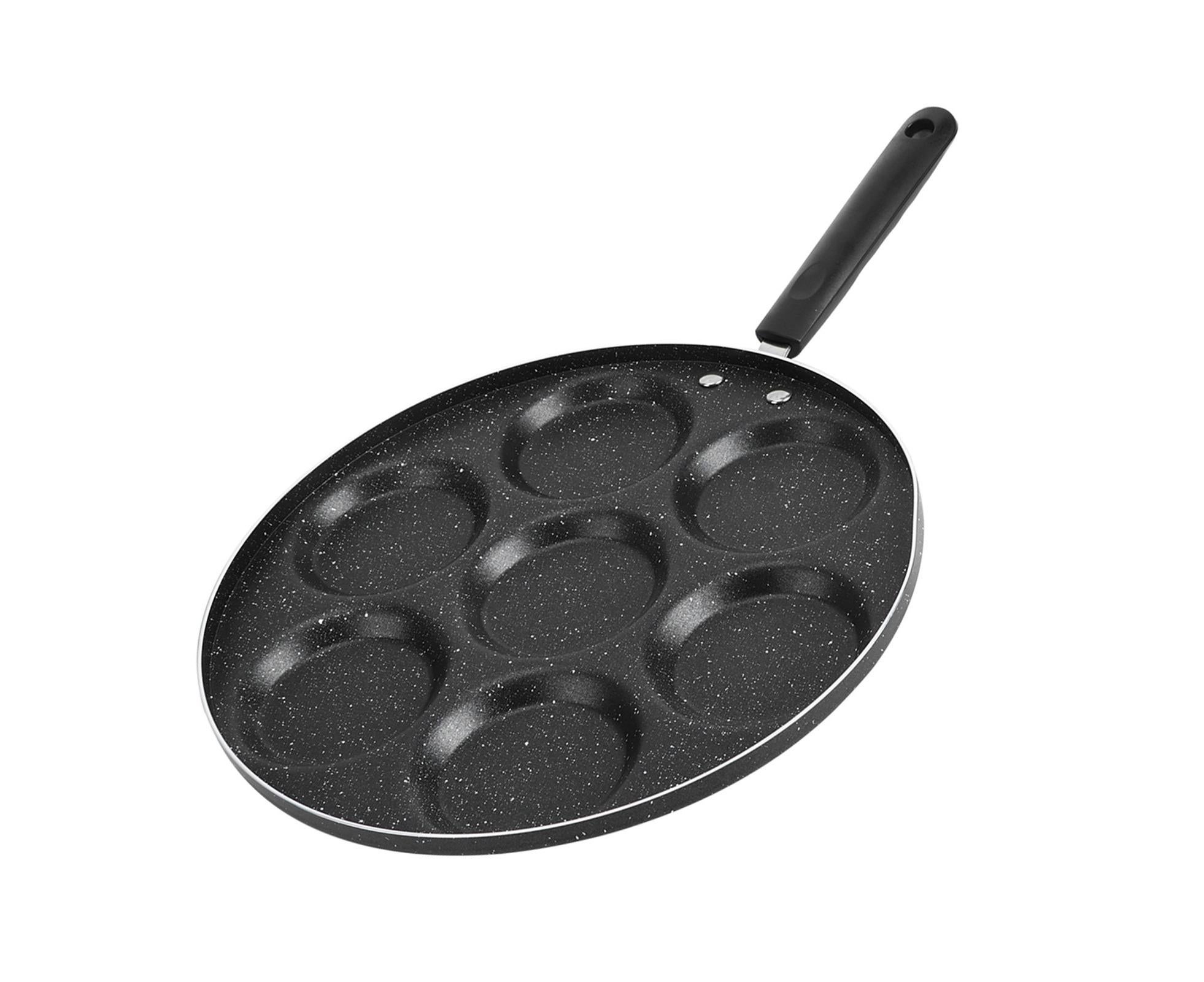 7-Hole Non-Stick Frying Pan, Egg & Burger Mold, Household Cooking Pan - Image 8