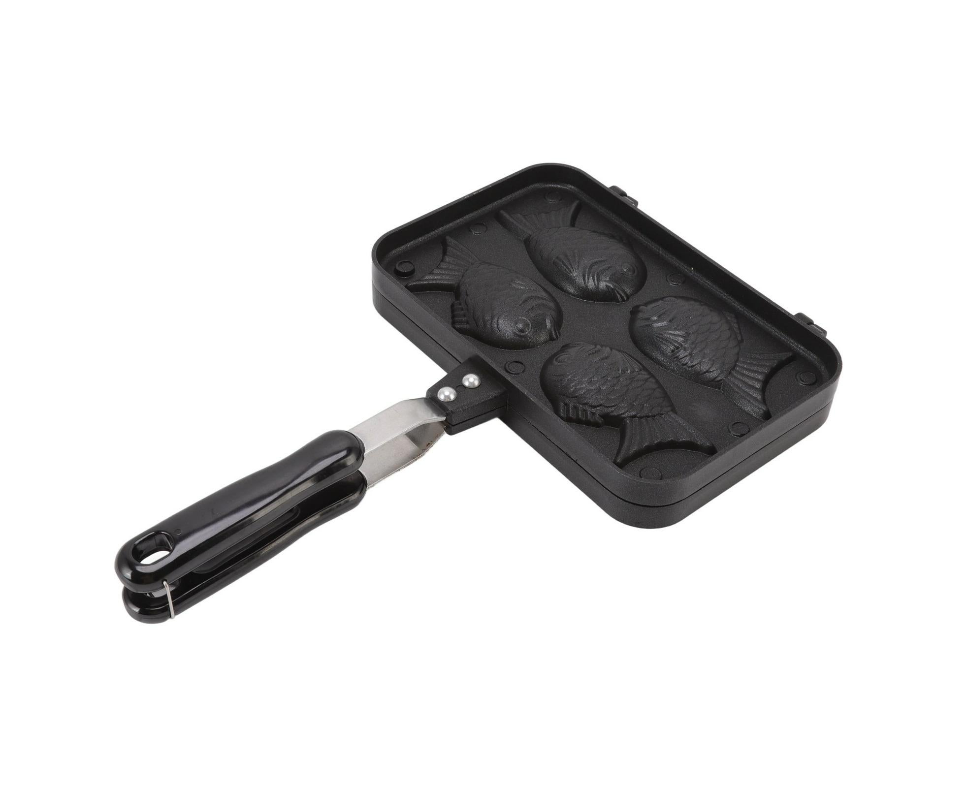 Taiyaki Fish Shape Cake Maker, Non-Stick Double Baking Pan Waffle Mold - Image 1