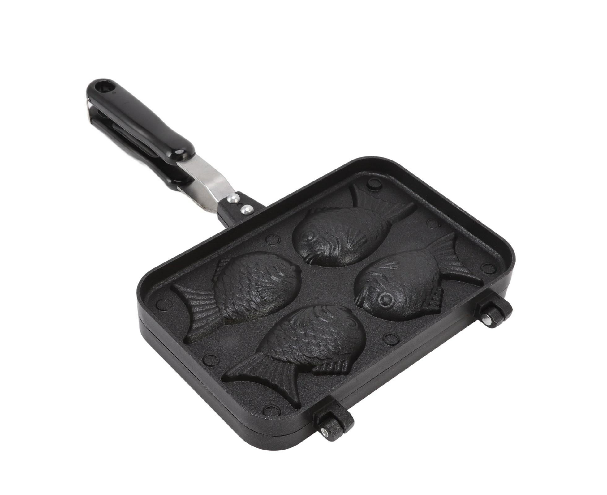 Taiyaki Fish Shape Cake Maker, Non-Stick Double Baking Pan Waffle Mold - Image 2