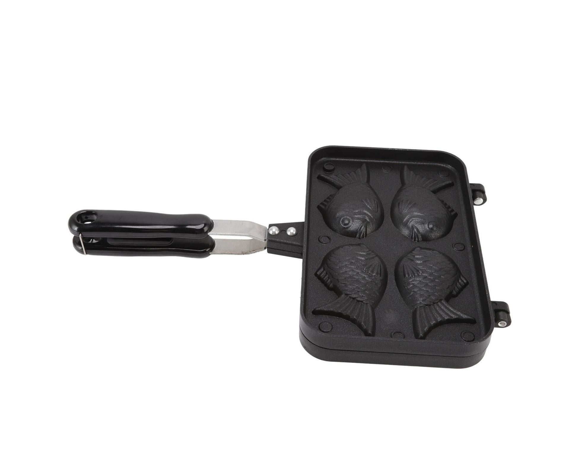 Taiyaki Fish Shape Cake Maker, Non-Stick Double Baking Pan Waffle Mold - Image 3