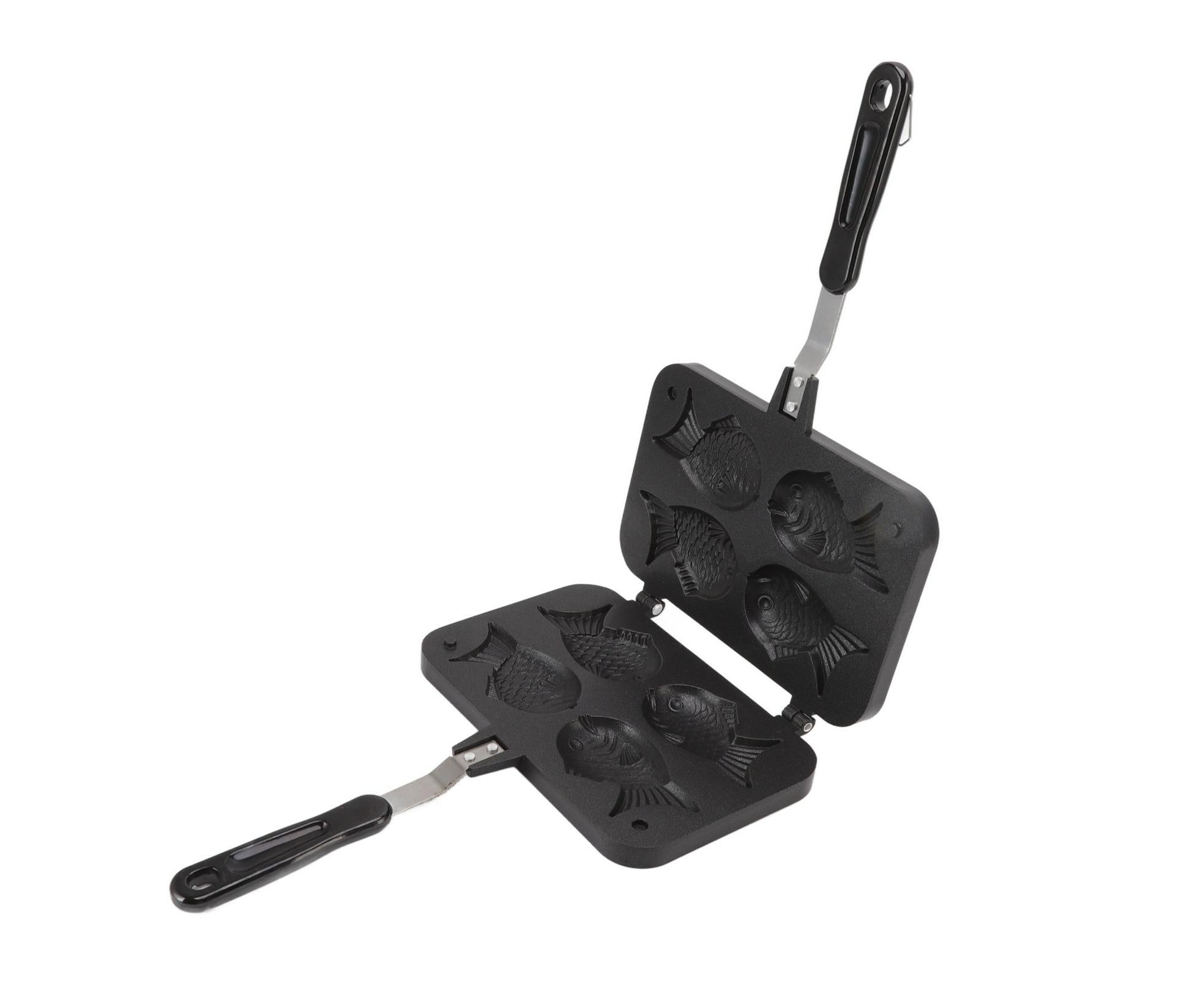Taiyaki Fish Shape Cake Maker, Non-Stick Double Baking Pan Waffle Mold - Image 6