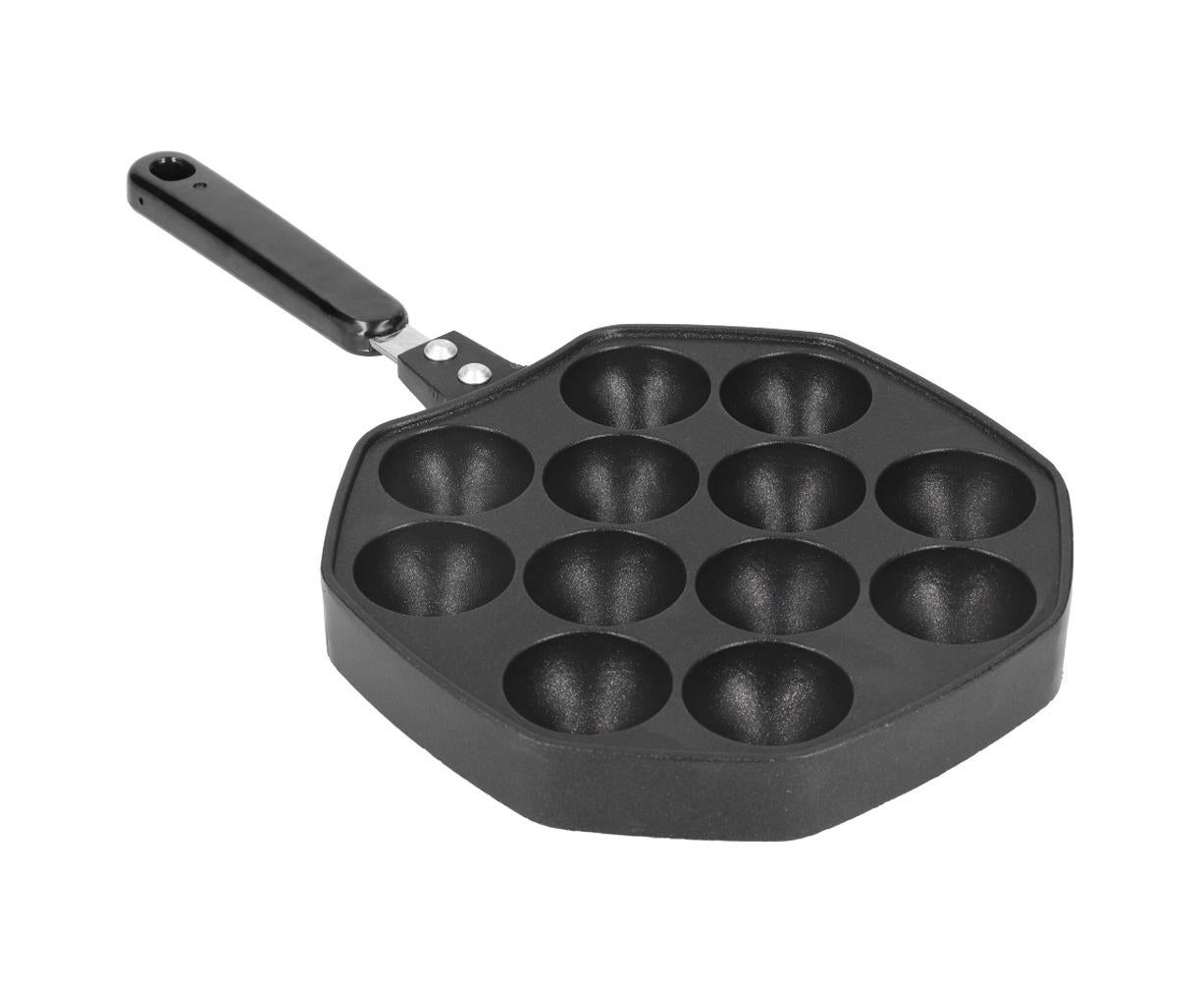 12-Cavity Aluminum Takoyaki Pan, Octopus Balls Egg Puffs Baking Pan, Home Cooking Tool - Image 7
