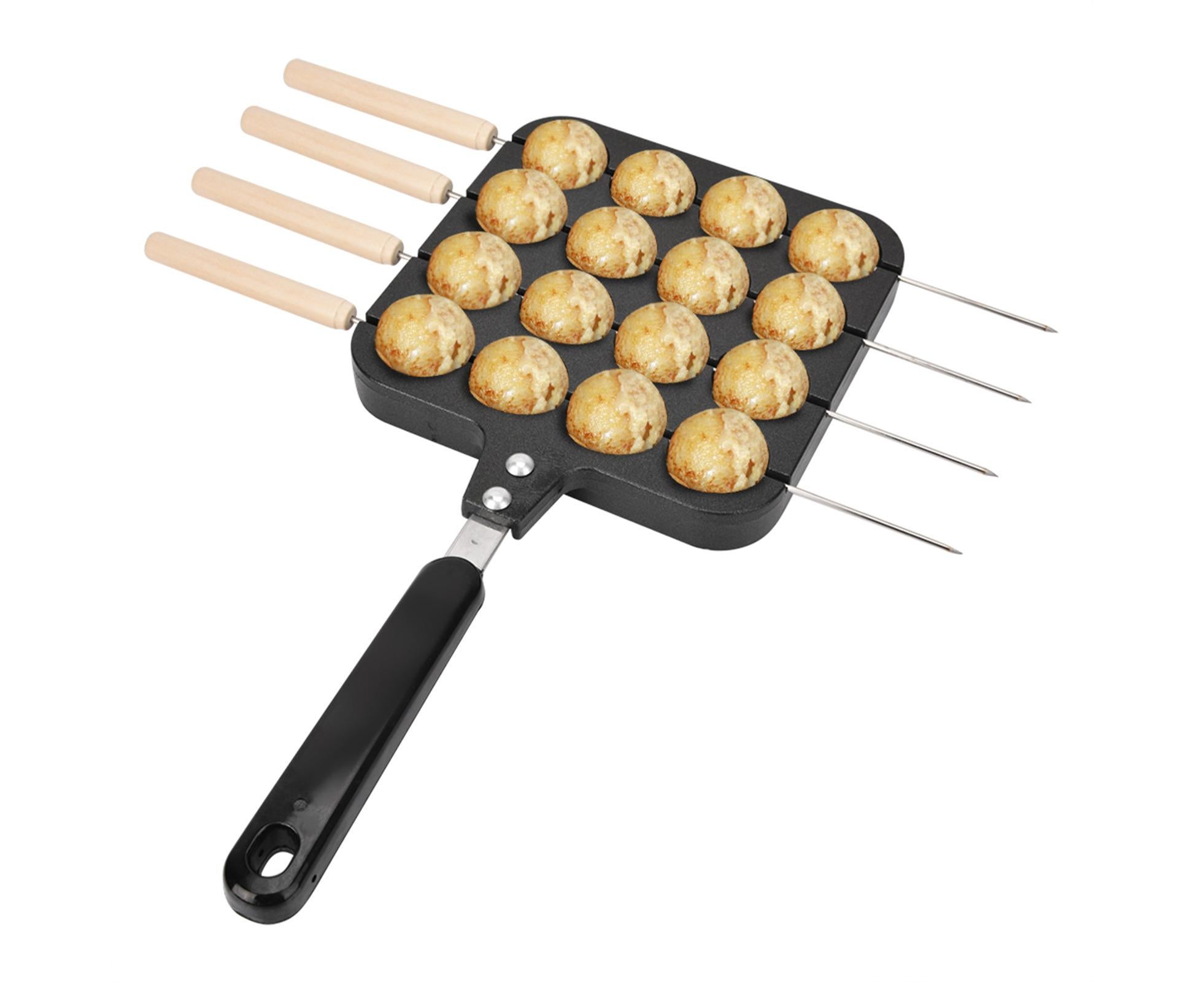Non-Stick Takoyaki Grill Pan Plate, Cooking Baking Mold Tray - Image 2