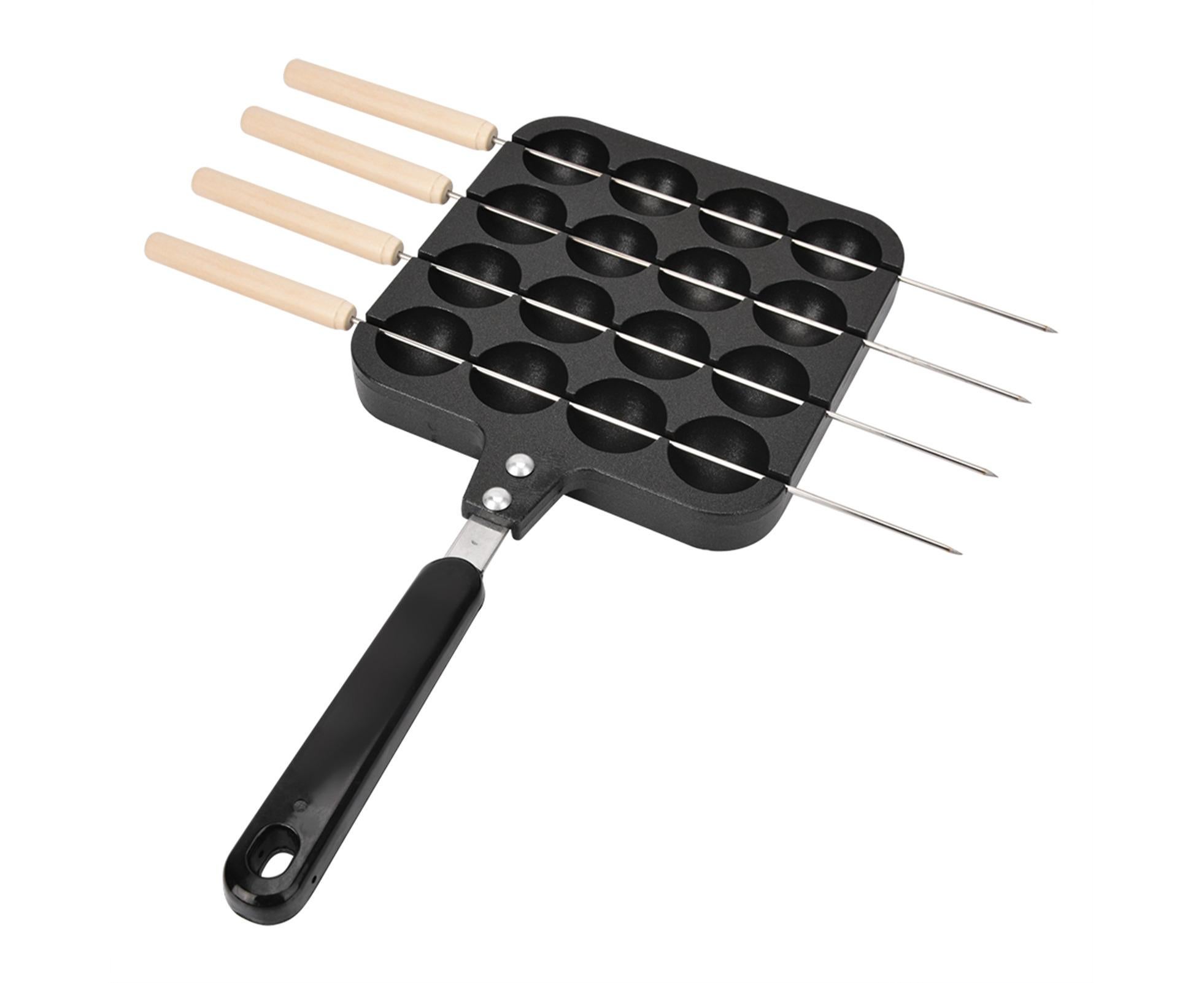 Non-Stick Takoyaki Grill Pan Plate, Cooking Baking Mold Tray - Image 4
