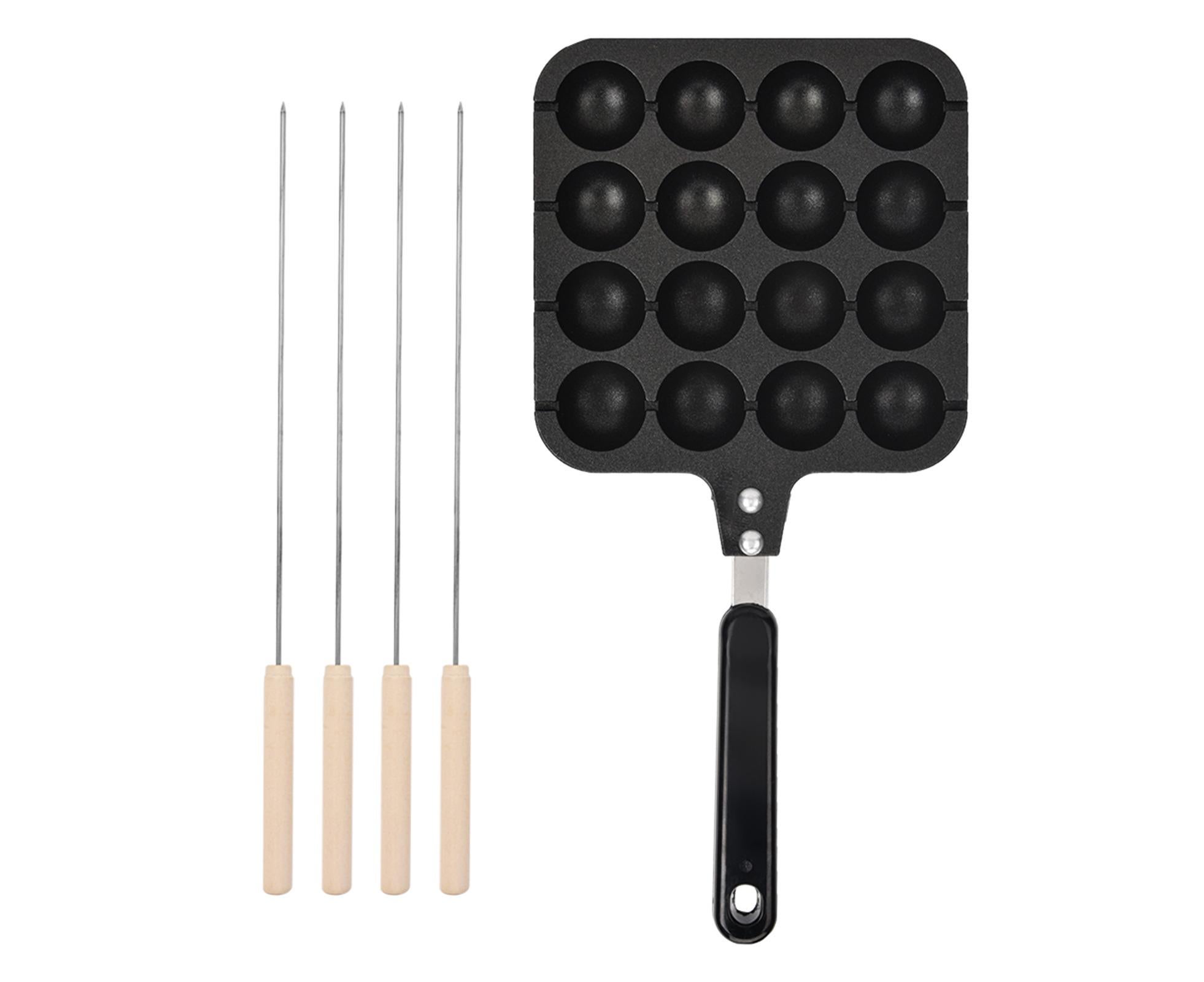 Non-Stick Takoyaki Grill Pan Plate, Cooking Baking Mold Tray - Image 7