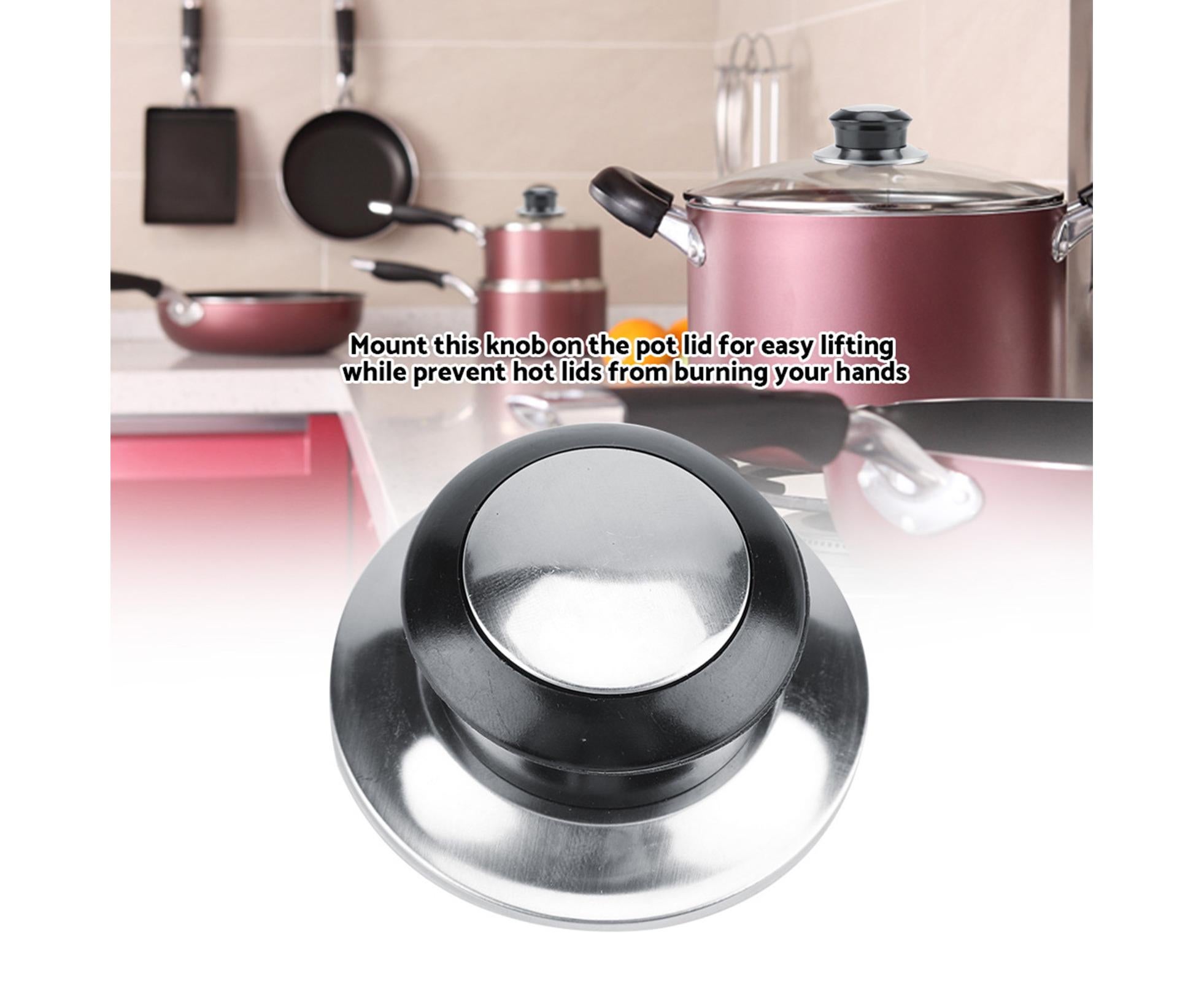 5pcs Heat-Resistant Pot Pan Lids, Knob Lifting Handle, Kitchen Cookware Replacement - Image 5