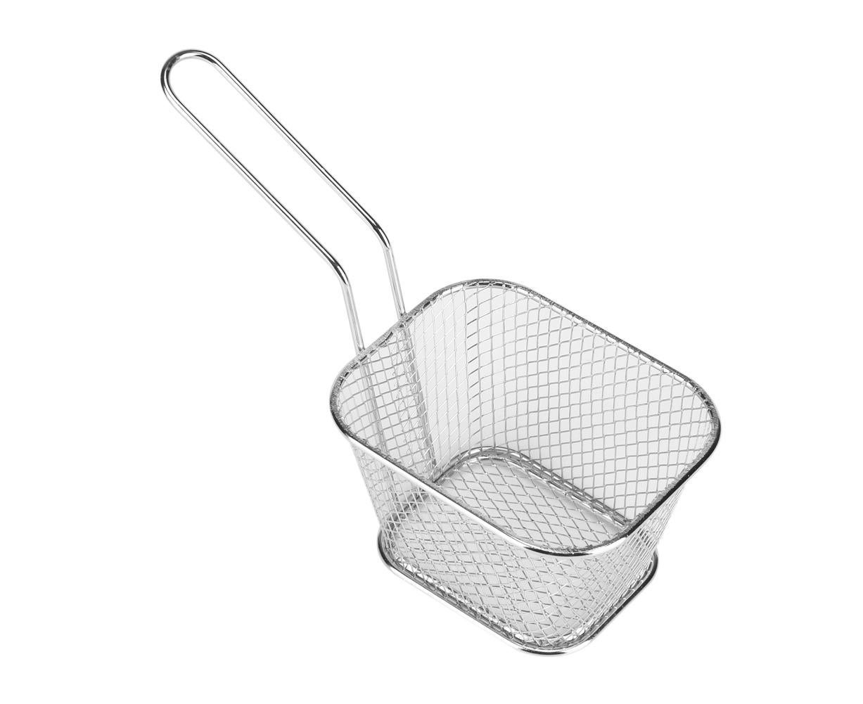Fry Baskets, Lightweight Metal Circular Fryer Basket for Chips, Shrimp, and More - Image 1