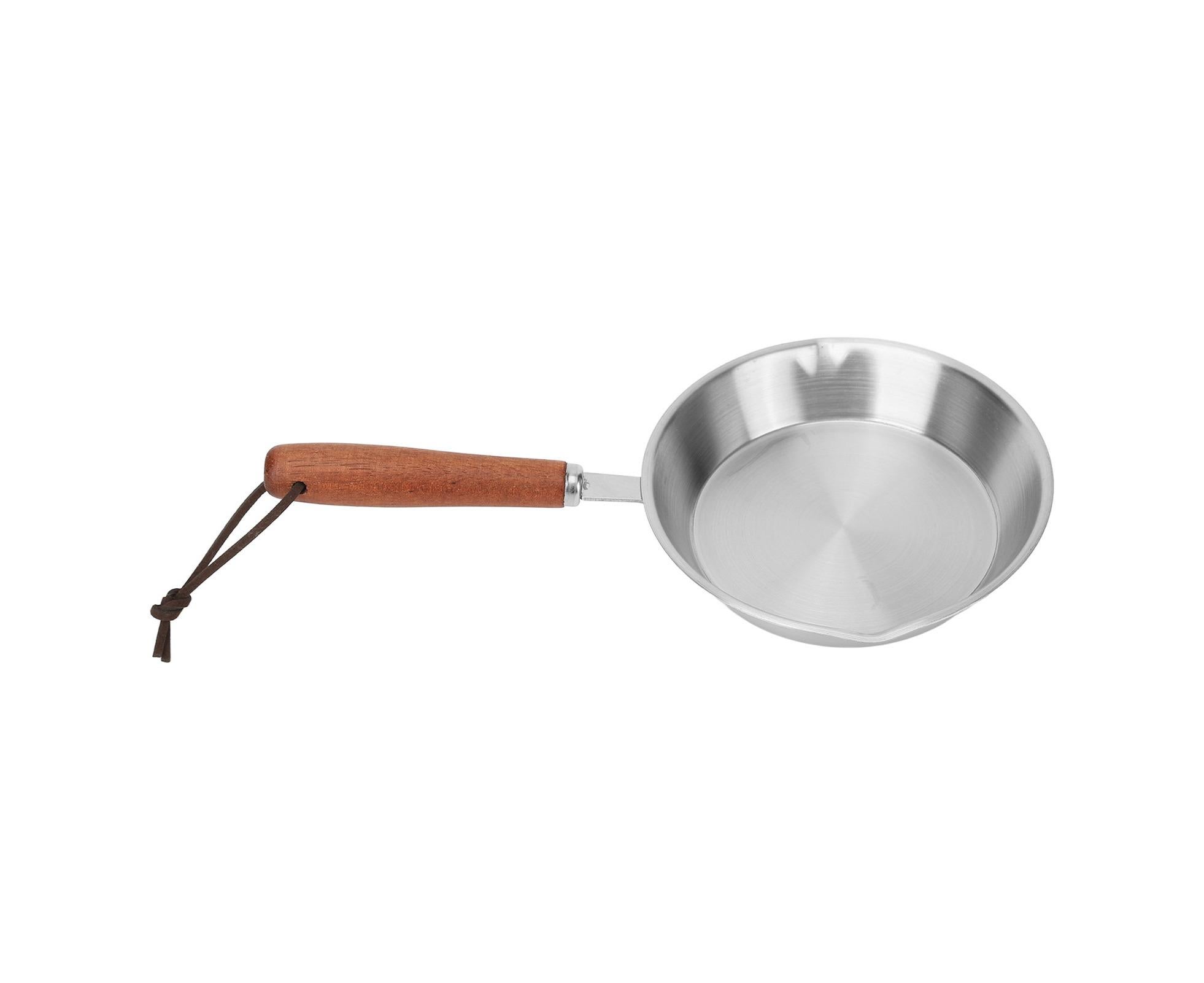 Stainless Steel Frying Pan, Non-Stick Egg Fryer for Household & Restaurant, 6.3 Inch - Image 2