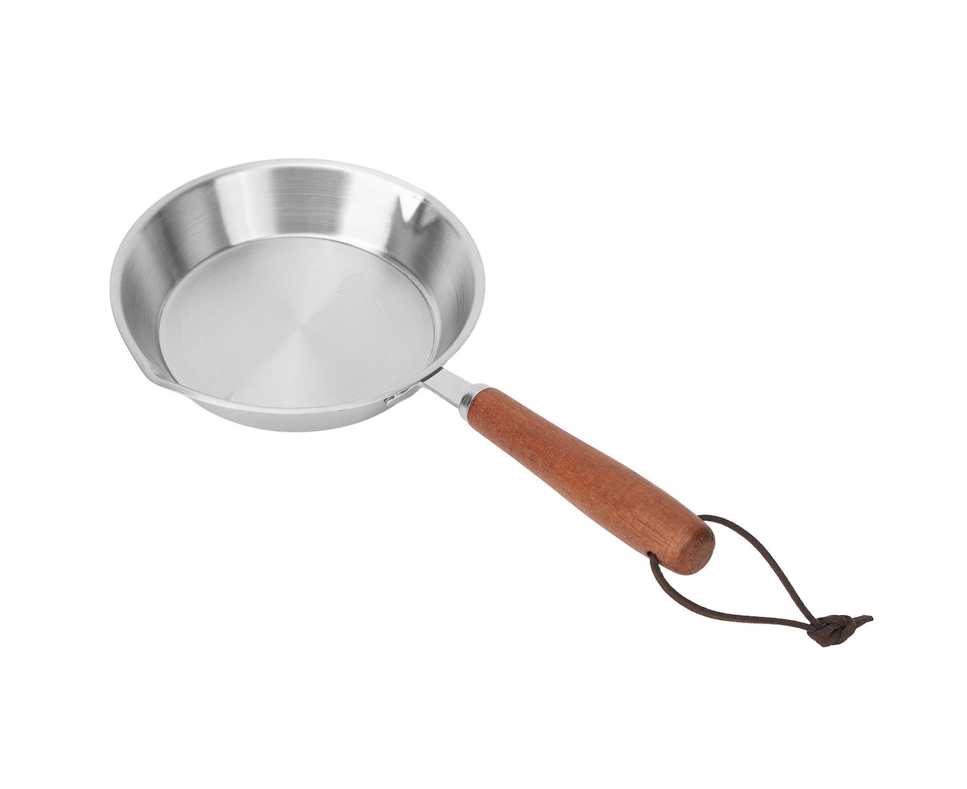 Stainless Steel Frying Pan, Non-Stick Egg Fryer for Household & Restaurant, 6.3 Inch - Image 3