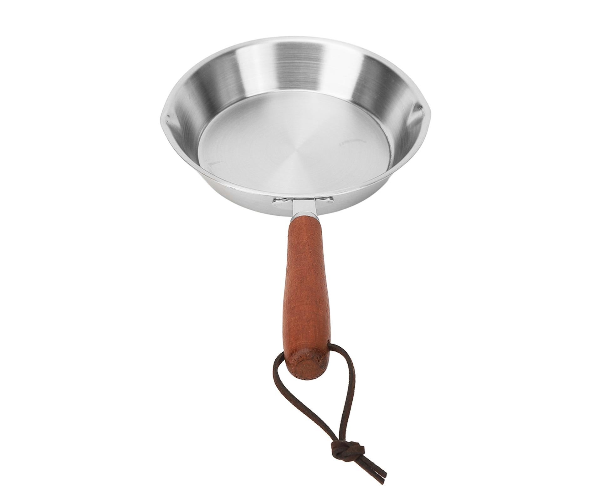 Stainless Steel Frying Pan, Non-Stick Egg Fryer for Household & Restaurant, 6.3 Inch - Image 4