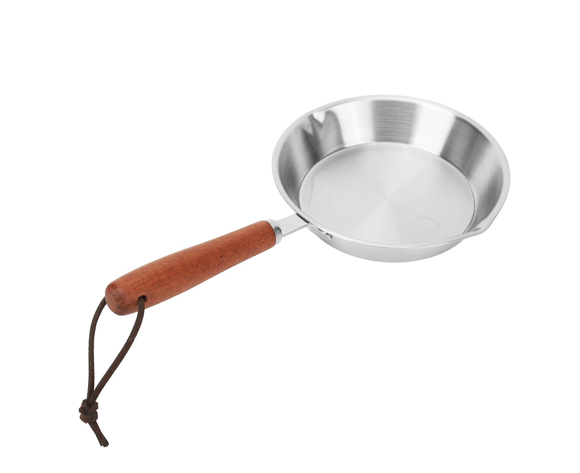 Stainless Steel Frying Pan, Non-Stick Egg Fryer for Household & Restaurant, 6.3 Inch - Image 5