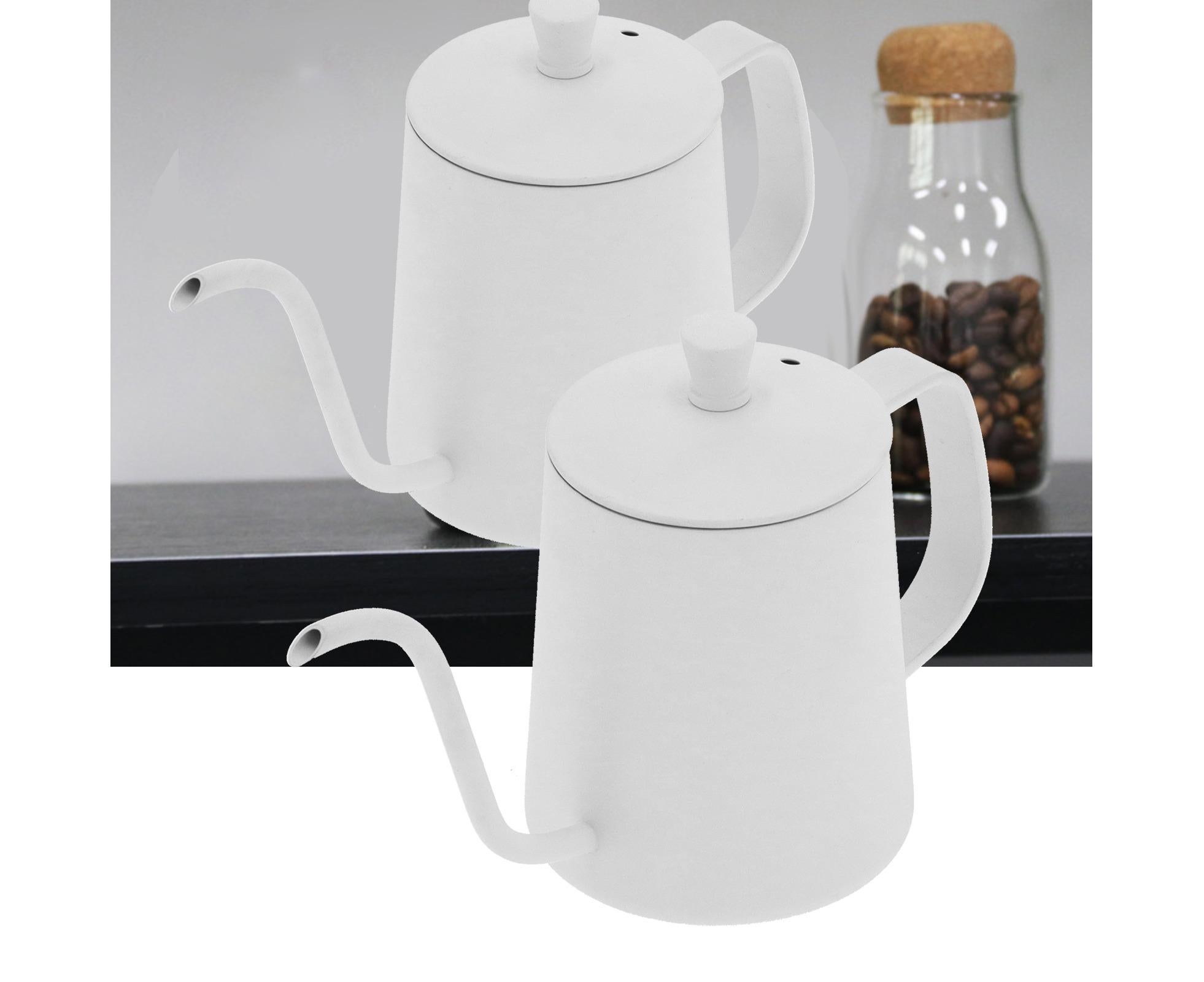 350ml Gooseneck Coffee Kettle, Stainless Steel Long Spout Tea Pot for Home or Office - Image 5