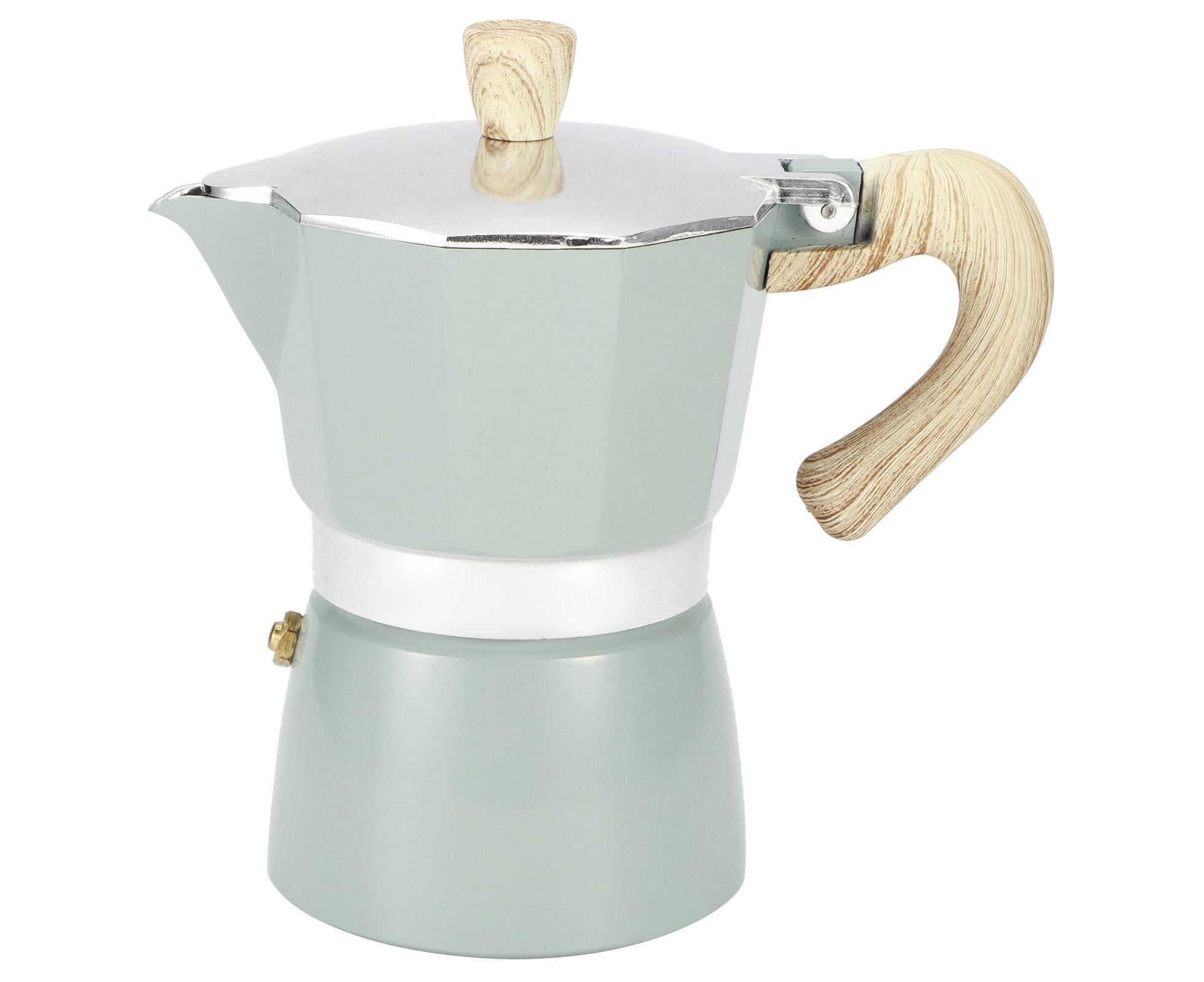 Stovetop Coffee Maker, Aluminum Moka Pot Kettle for Home Kitchen, 150ml - Image 1
