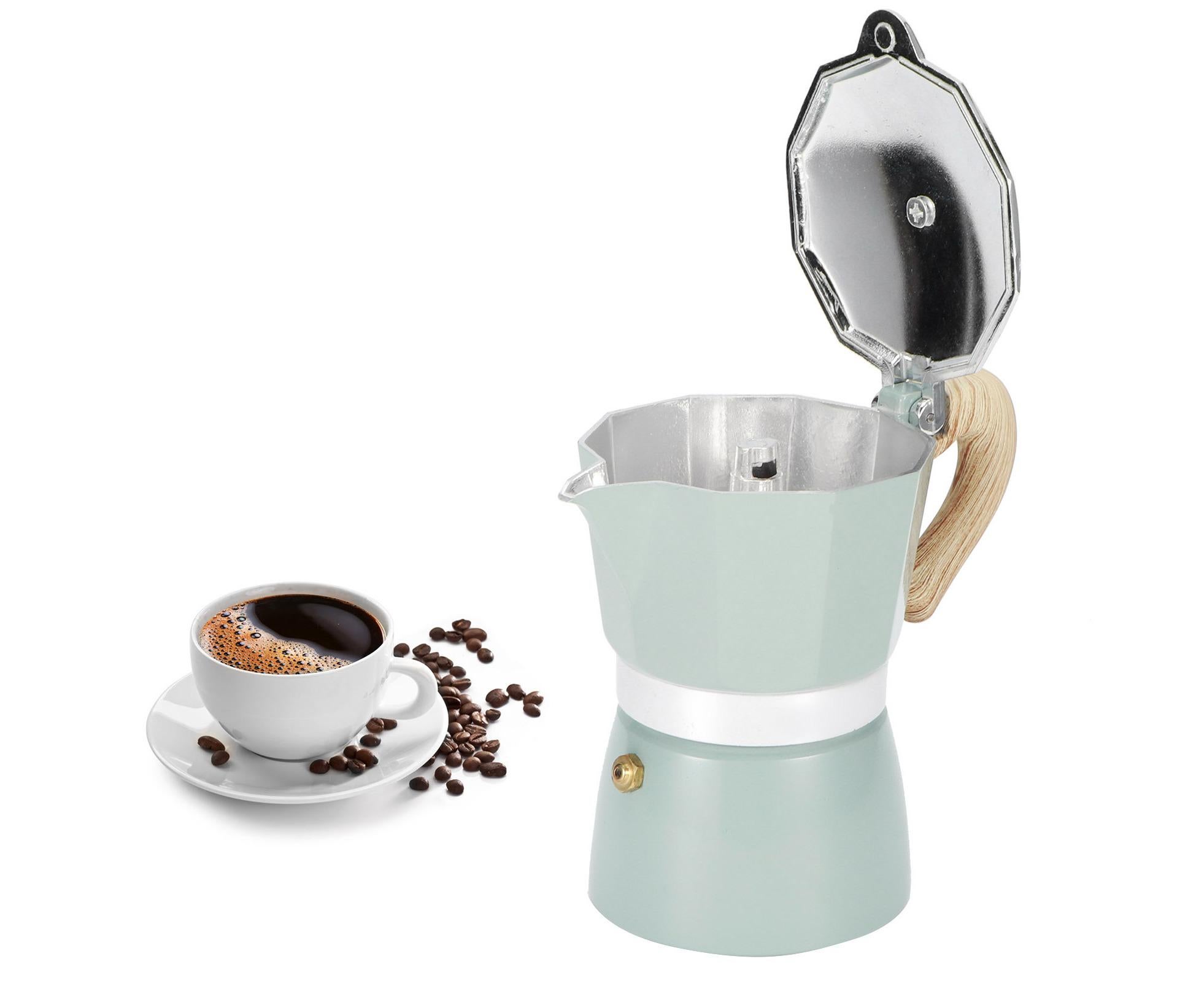 Stovetop Coffee Maker, Aluminum Moka Pot Kettle for Home Kitchen, 150ml - Image 4
