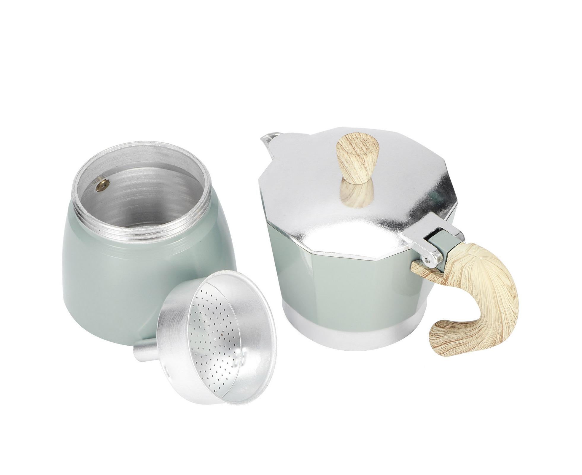 Stovetop Coffee Maker, Aluminum Moka Pot Kettle for Home Kitchen, 150ml - Image 8