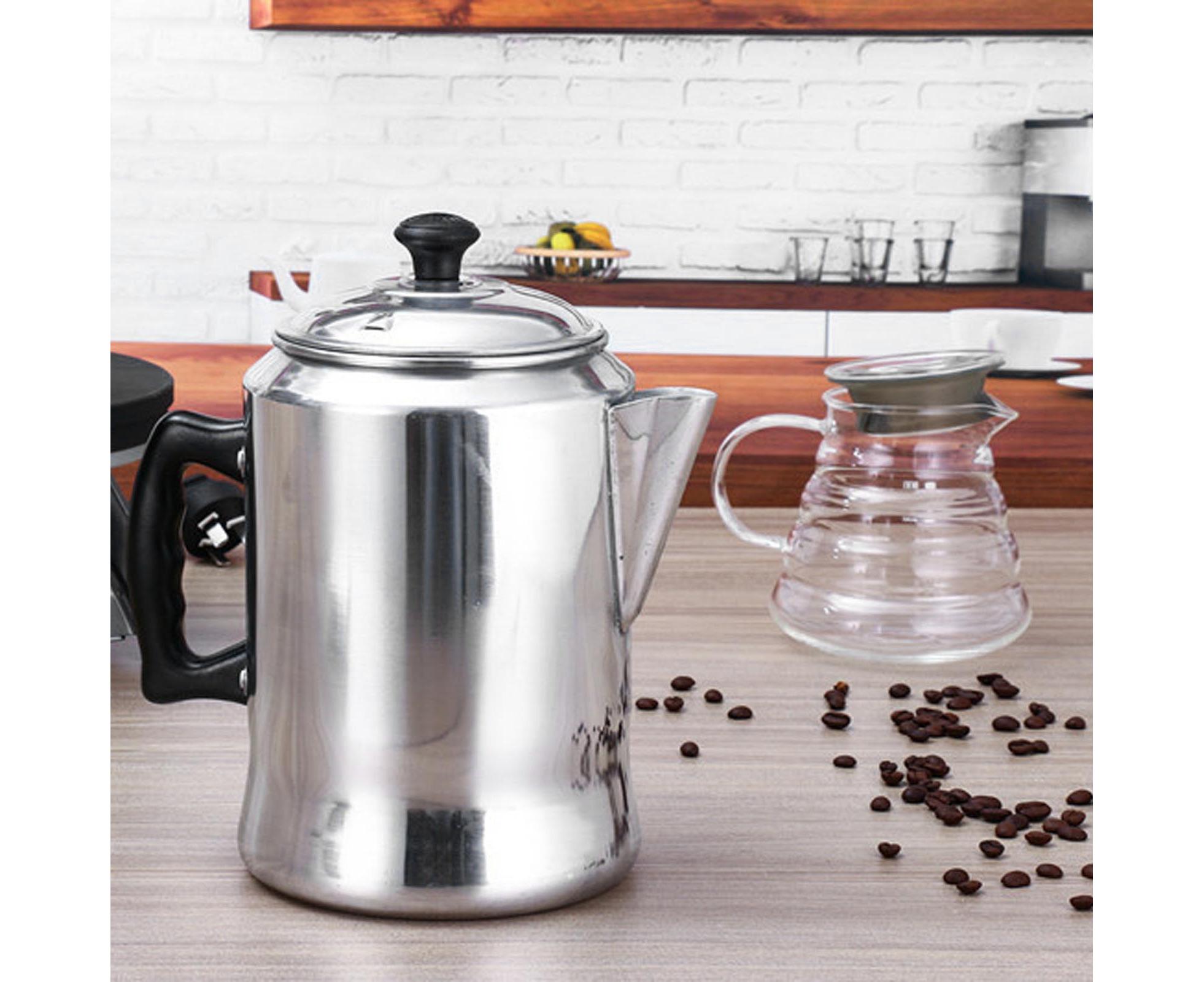 3L Tea Kettle, Aluminum Coffee Pot with V-Shaped Spout, Fast Heat Conduction - Image 3