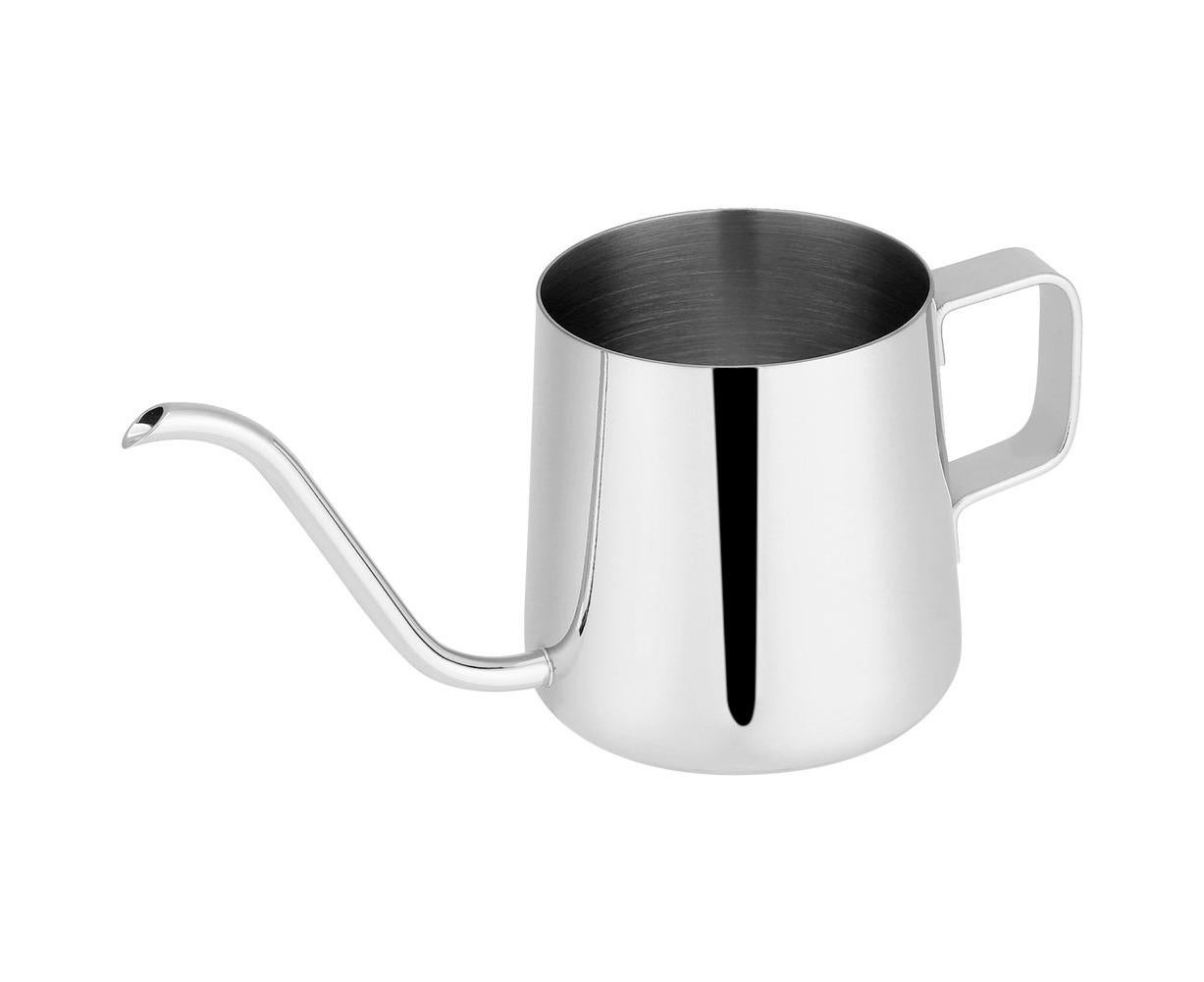 Stainless Steel Drip Coffee Pot, Gooseneck Spout, Tea Tool, Silver, 250ml - Image 4