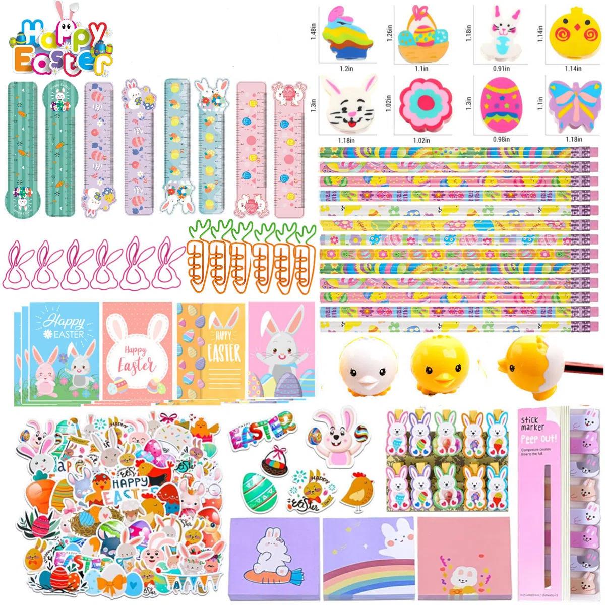 146pcs Happy Easter Gift Set - Fun Holiday Gift  for Girls and Boys, Perfect for Egg Hunt & Party Gift - Image 2