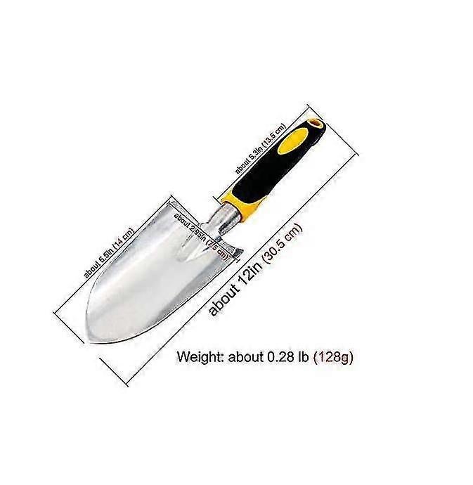 Garden Trowel Hand Shovel, Cast Aluminum Heavy Duty Gardening Tool Potting Tools, Garden Hand Tools For Weeding, Digging, Planting - Image 2