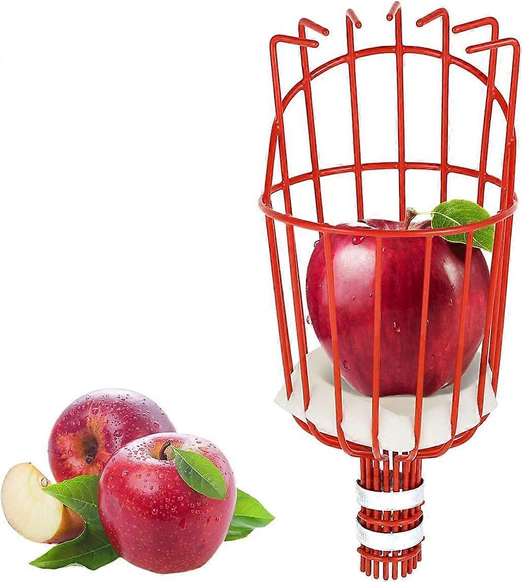 Metal Fruit Picker with Claw, Metal Fruit Picking Tool, Gardening Tools for Harvesting Apples, Citrus, Pears, Peaches - Image 1
