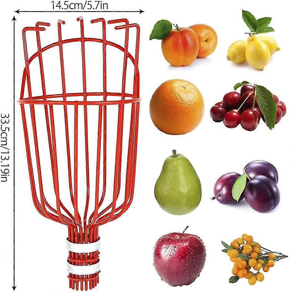 Metal Fruit Picker with Claw, Metal Fruit Picking Tool, Gardening Tools for Harvesting Apples, Citrus, Pears, Peaches - Image 5