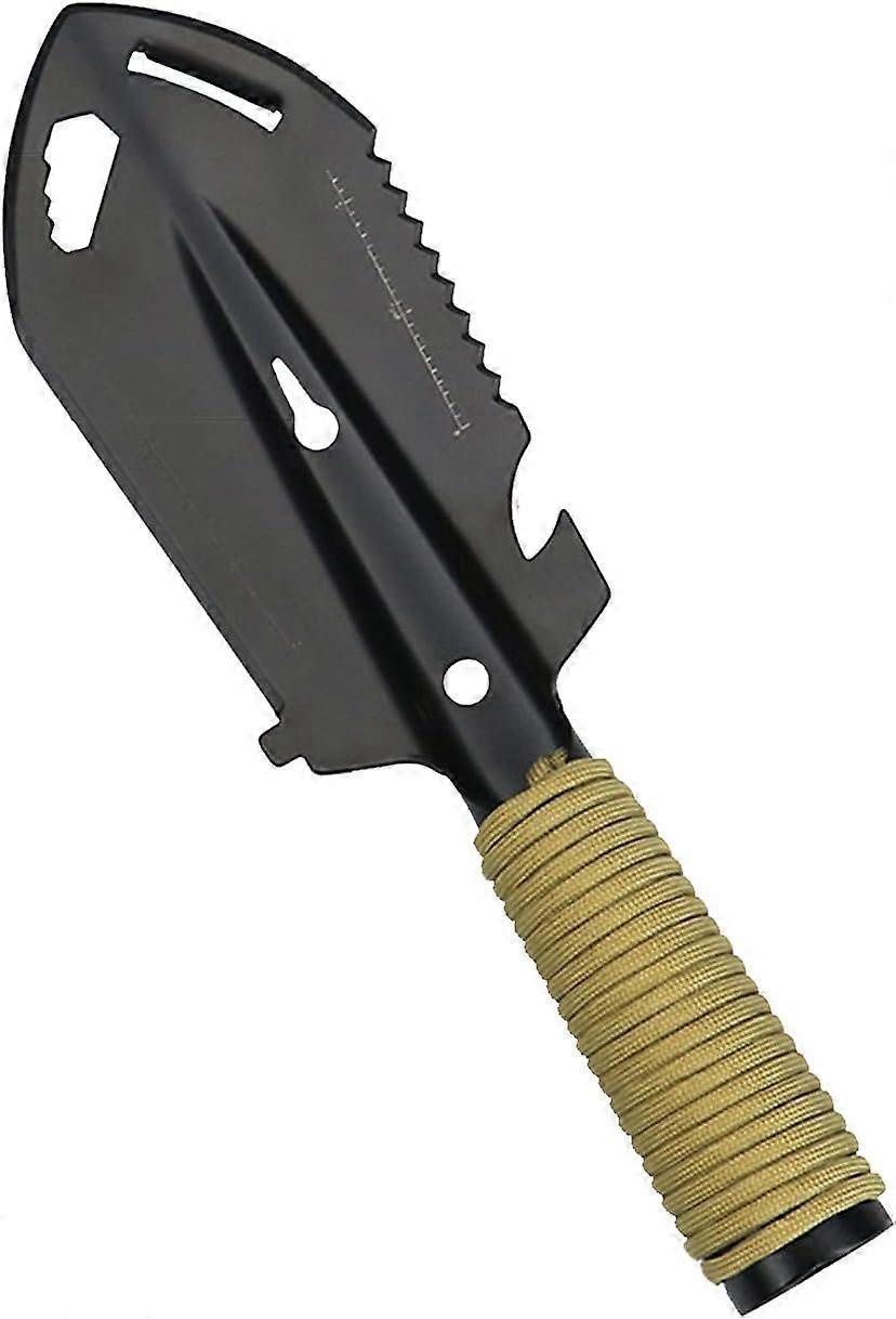 Mini Metal Garden Shovel, Stainless Steel Garden Tool for Garden Shovel, Multi-Tool Garden Shovel for Camping Gadgets, (Black) - Image 2