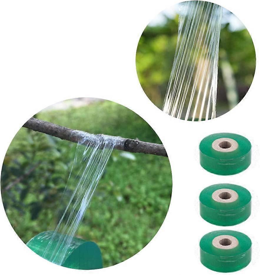 Graft Tape 3 Rolls Grafting Stretch Tape Stretch Film Tape Strip Self Adhesive Tape Grafting Gardening Film 100m x 2cm - Image 4