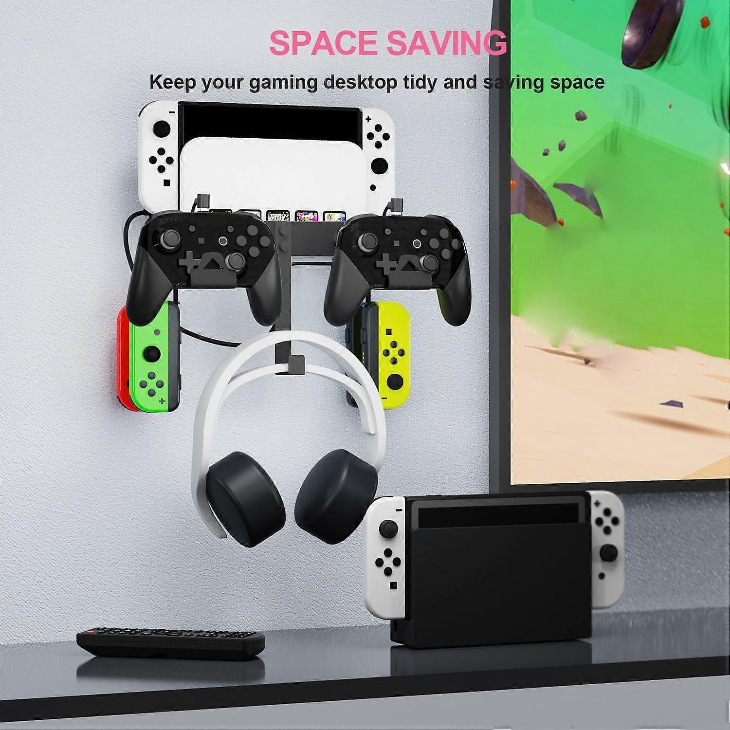 Type B JYS JYS-NS252 For Nintendo Switch/Switch OLED Game Console Controller Headset Wall Mount - Image 2