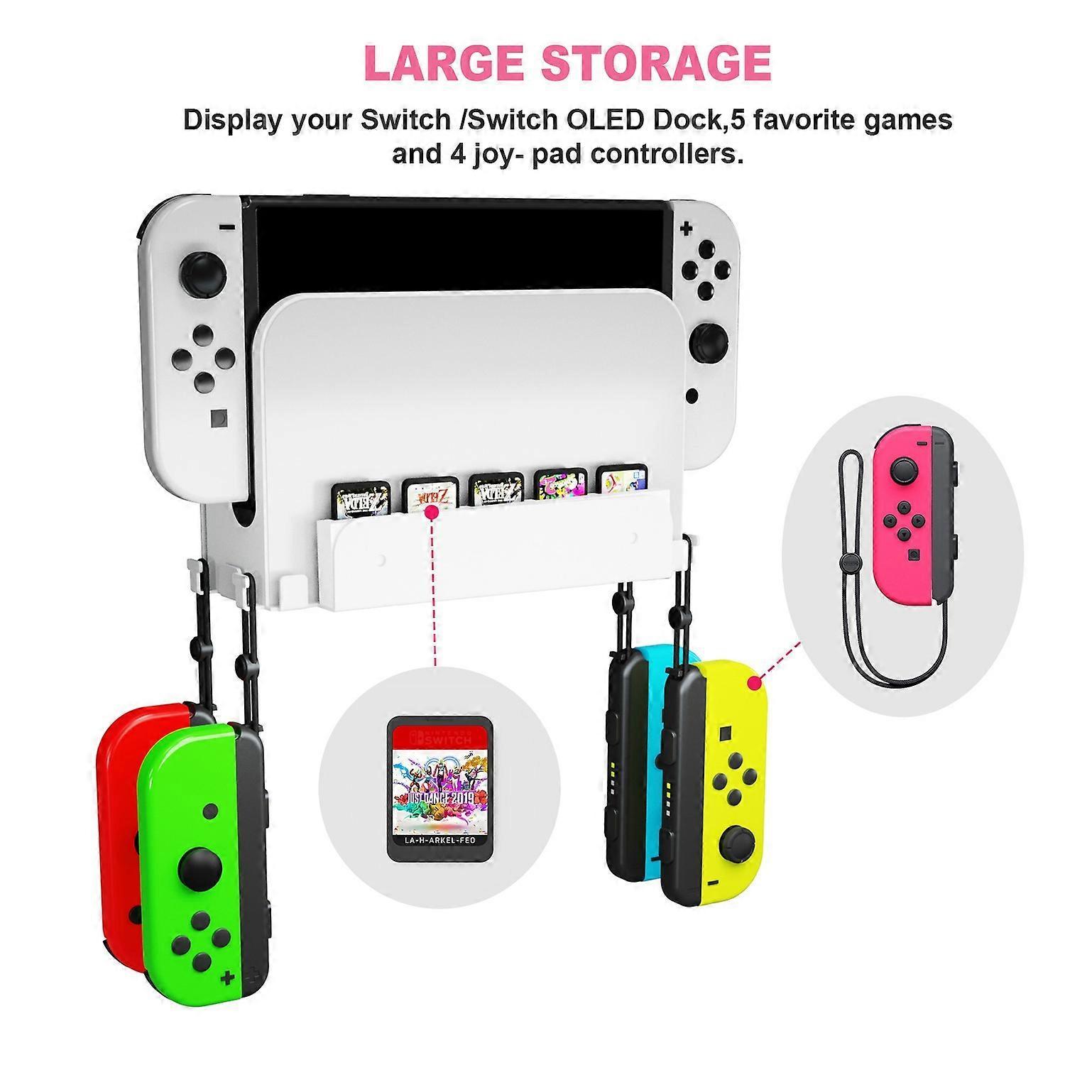 Type B JYS JYS-NS252 For Nintendo Switch/Switch OLED Game Console Controller Headset Wall Mount - Image 3