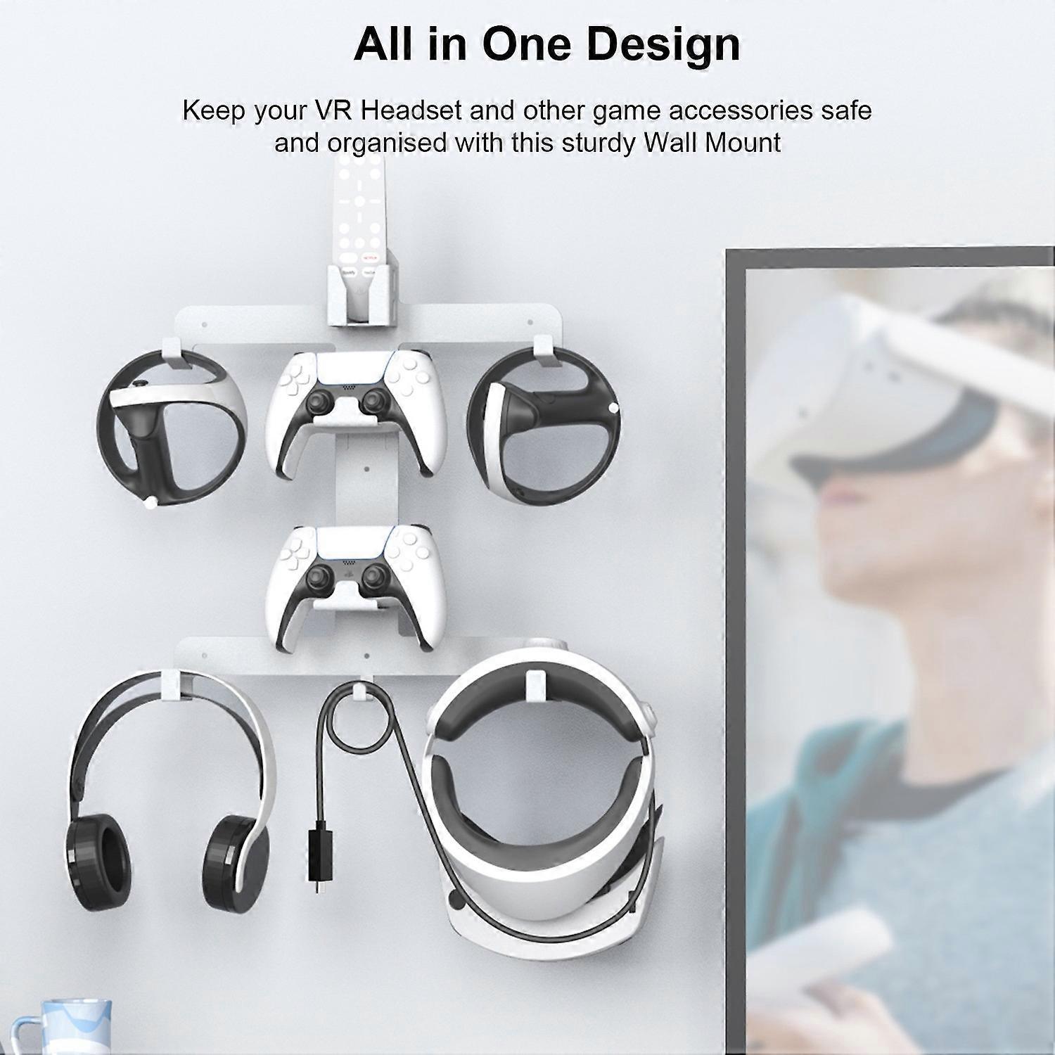 Type A JYS JYS-P5158ll Mount Holder Stand for PS VR2 VR Headset and Controller Storage Bracket - Image 3