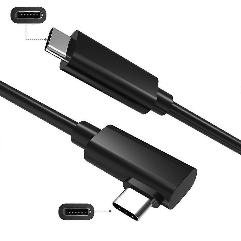 Type A VR Headset Cable for VR Quest 2 5m 90 Degree Right Angle USB 3.2 Gen1 Type-C Cable Support - Image 1